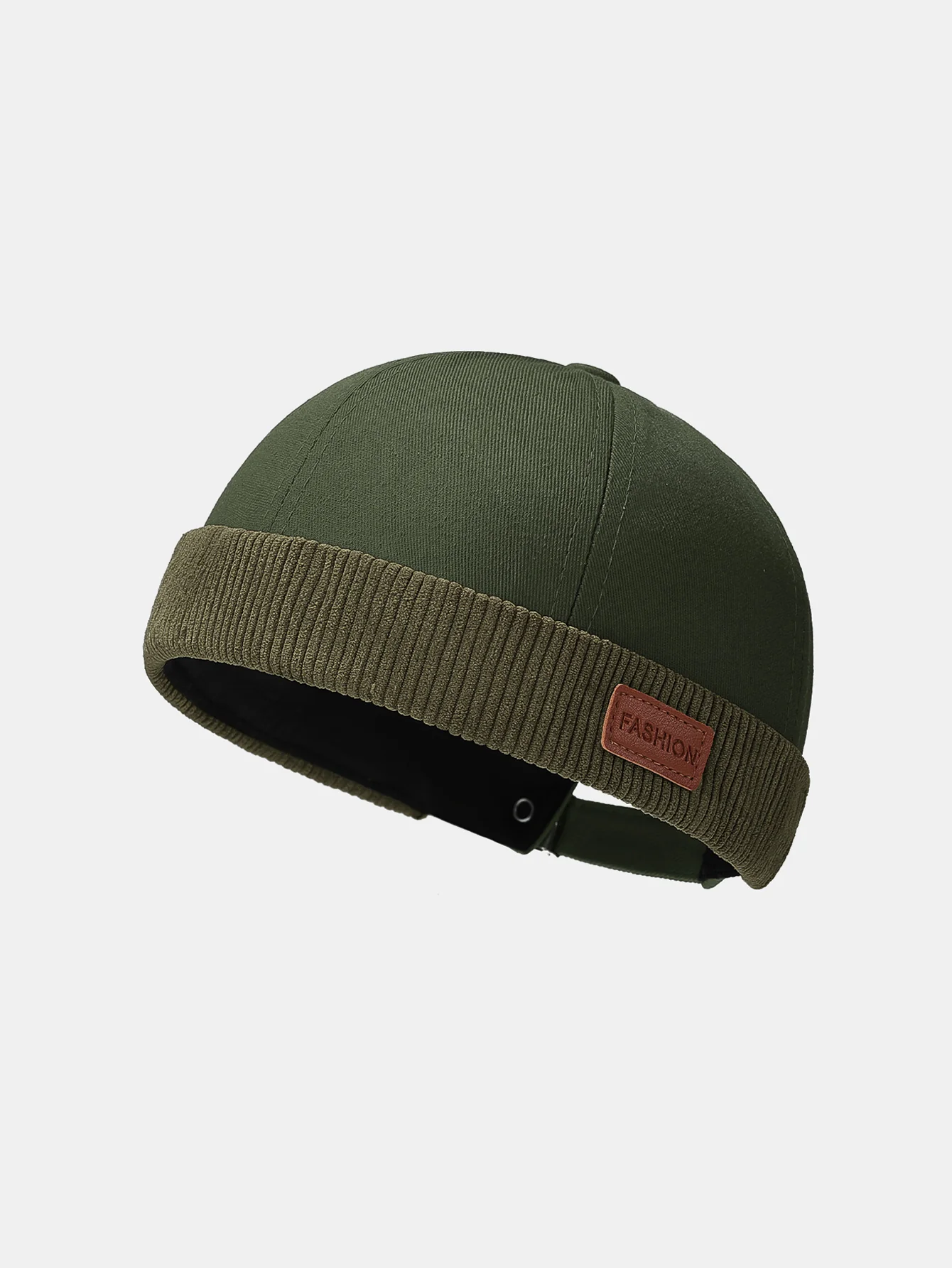 Retro Adjustable Street Style Brimless Docker Beanie Hat - Image 5