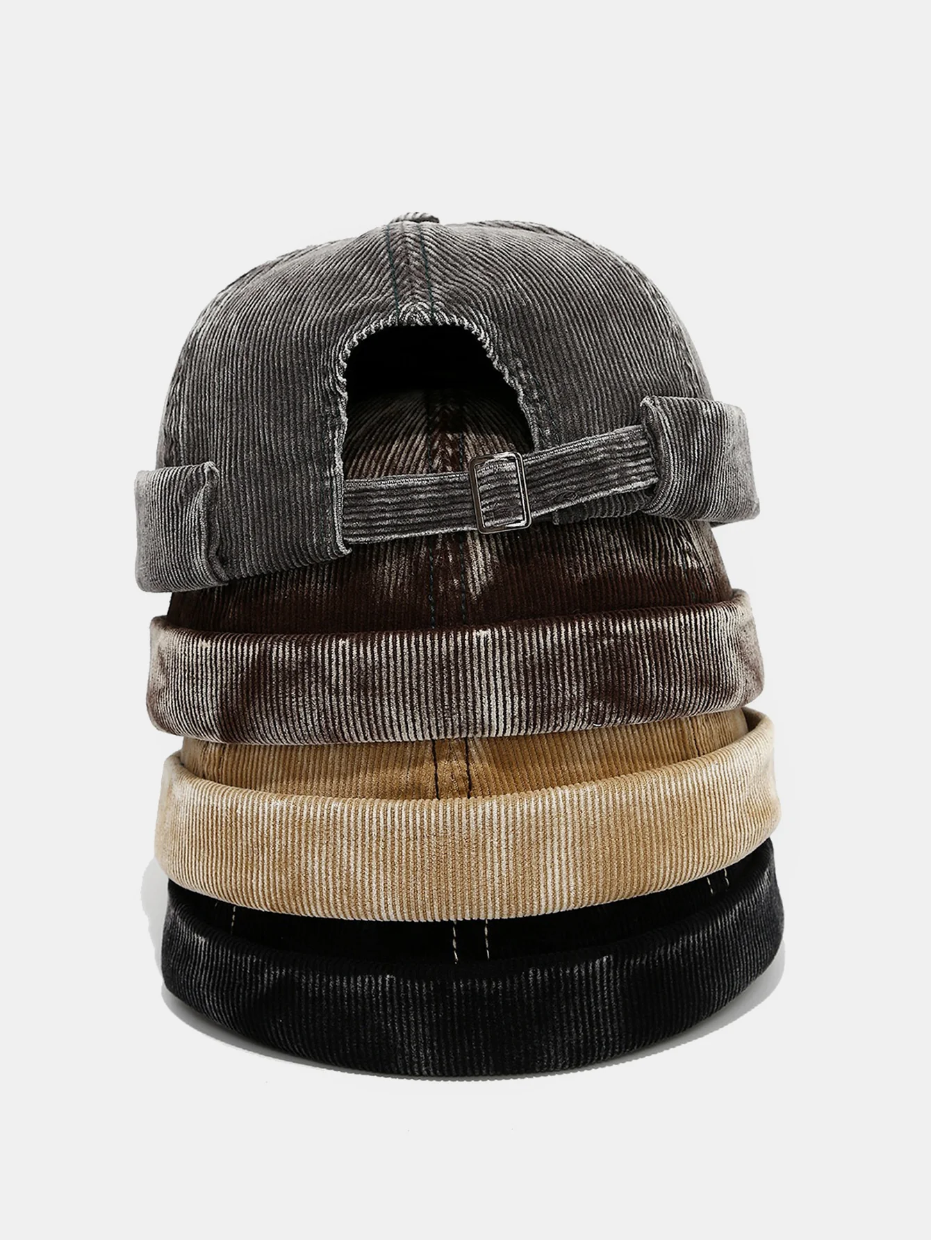 Retro Herbst- und Winter-Cordmütze - Image 6
