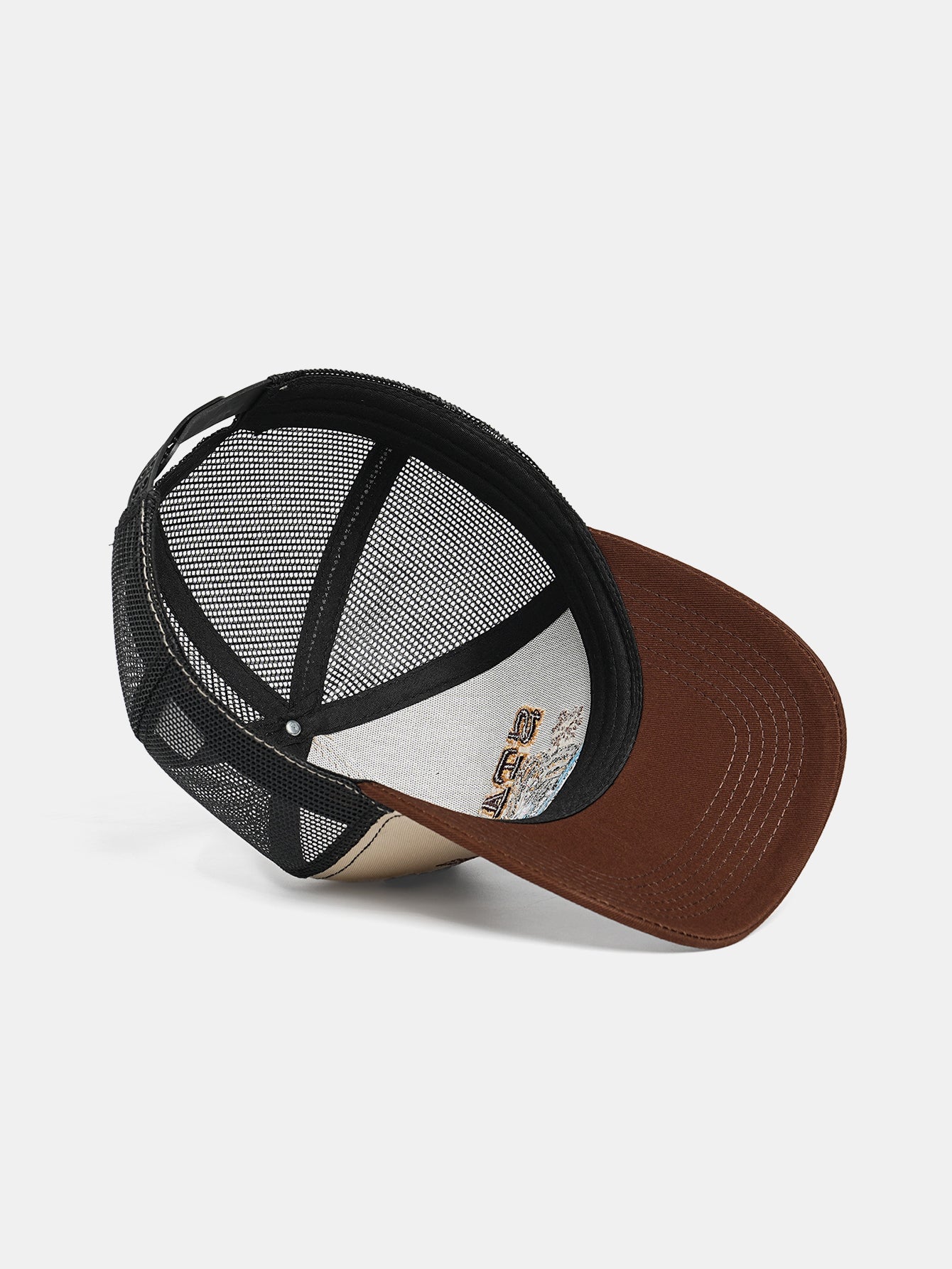 Retro Bär Bestickte Trucker Baseballkappe - Image 8