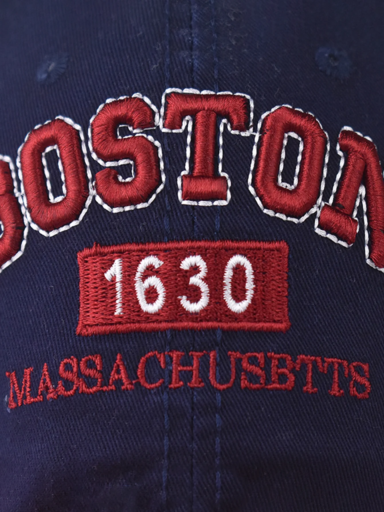 Retro Boston bestickte Baseballkappe - Image 11