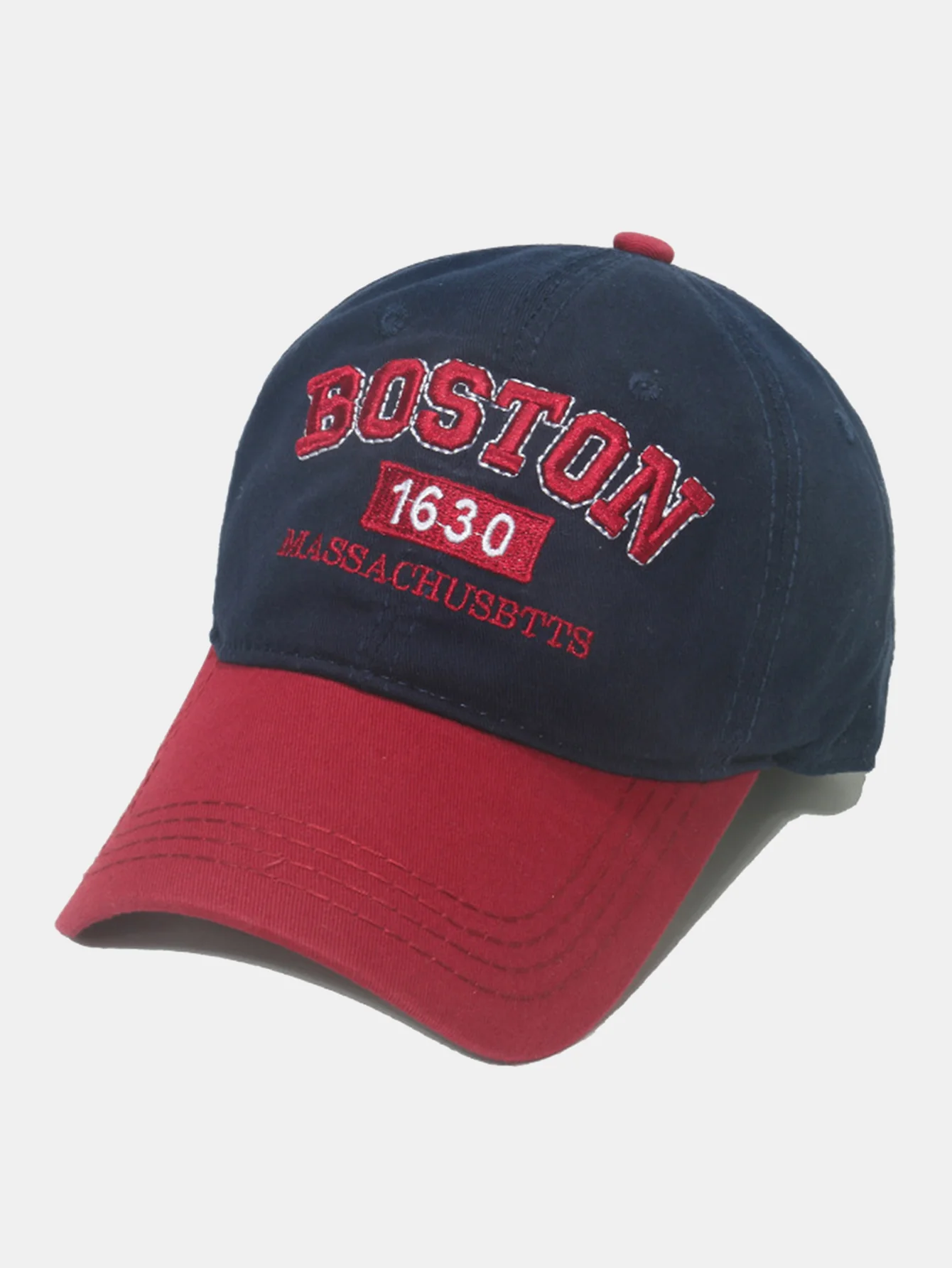 Retro Boston bestickte Baseballkappe - Image 2