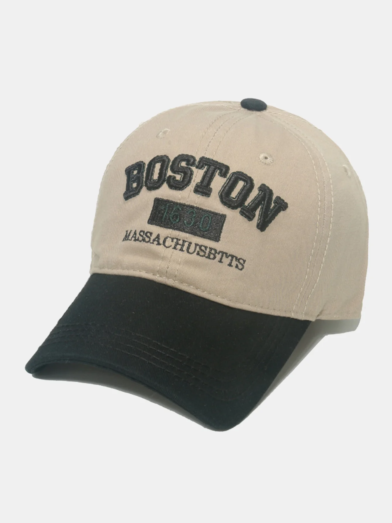 Retro Boston bestickte Baseballkappe - Image 3