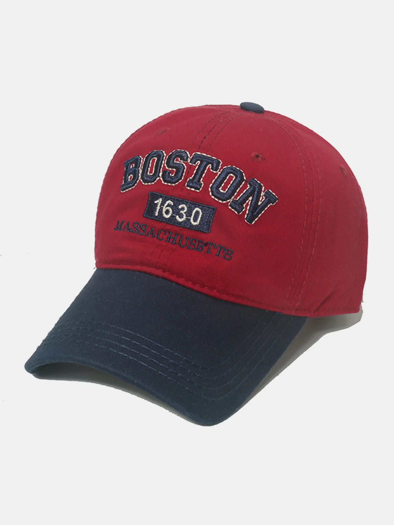 Retro Boston bestickte Baseballkappe - Image 5