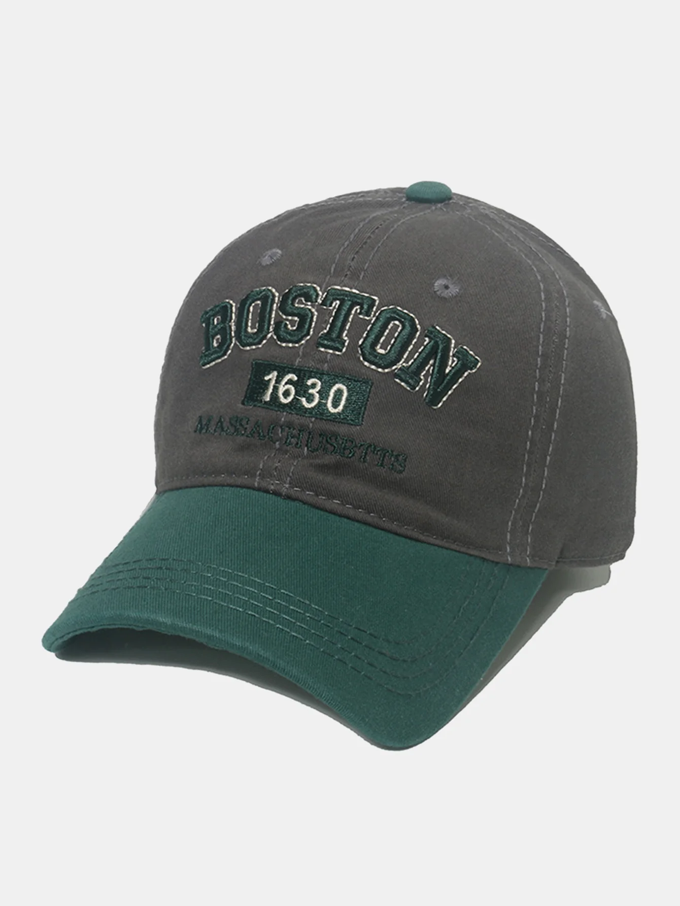 Retro Boston bestickte Baseballkappe - Image 6