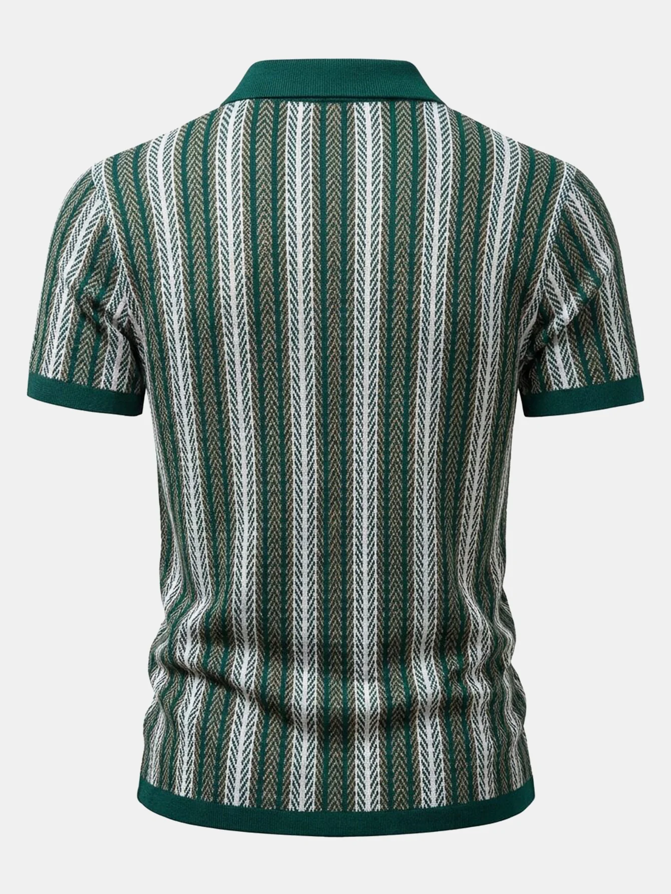 Retro Geometric Knit Shirt - Image 6