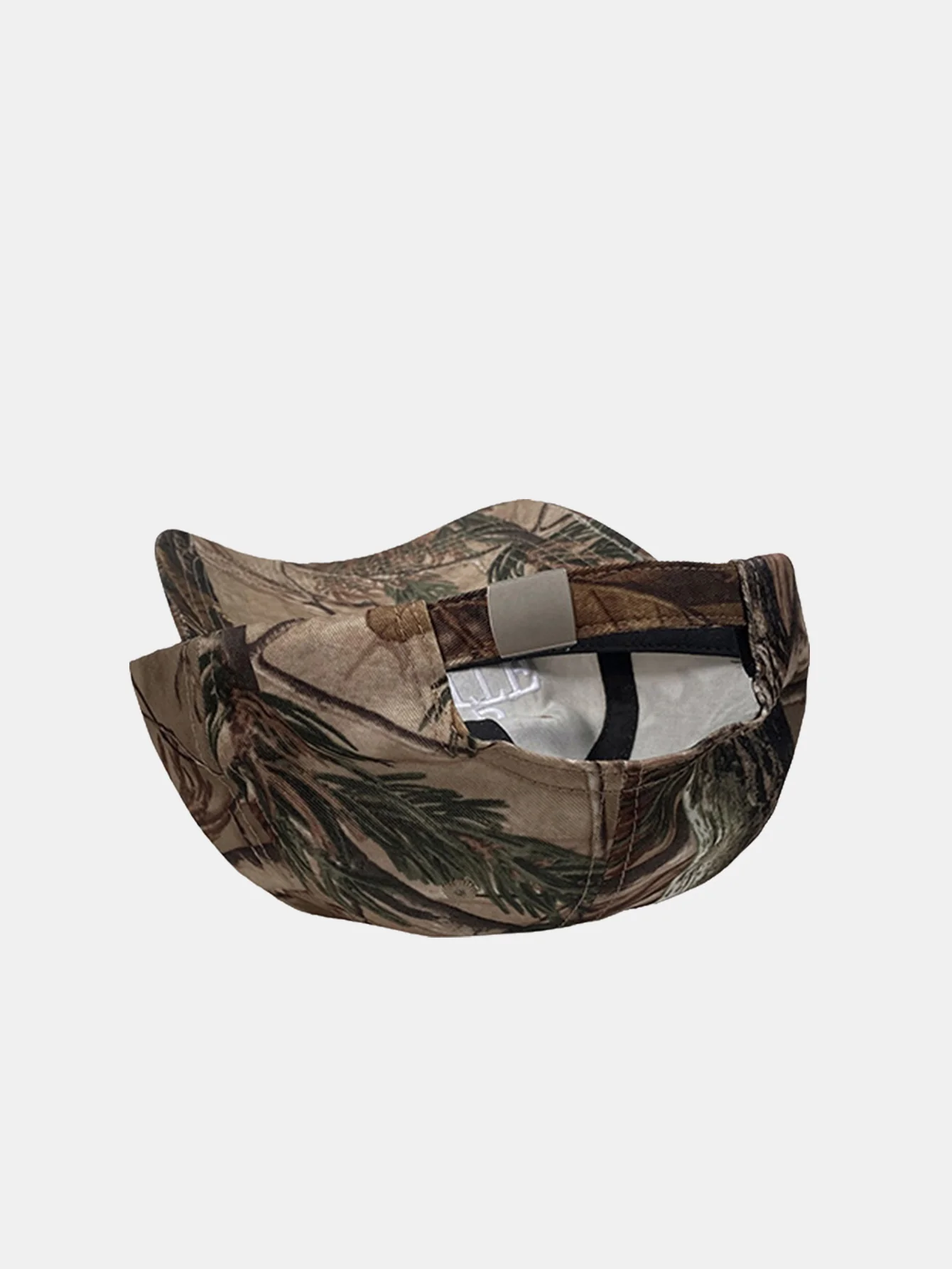 Retro Slogan Stickerei Camouflage Baseballmütze - Image 3