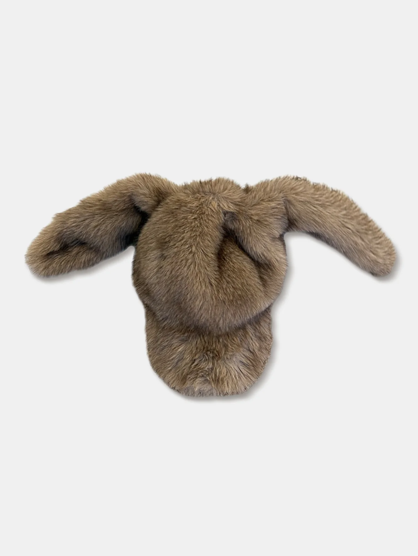 Retro Style Warm Baseball Cap With Fluffy Rabbit Ears Design - Image 4