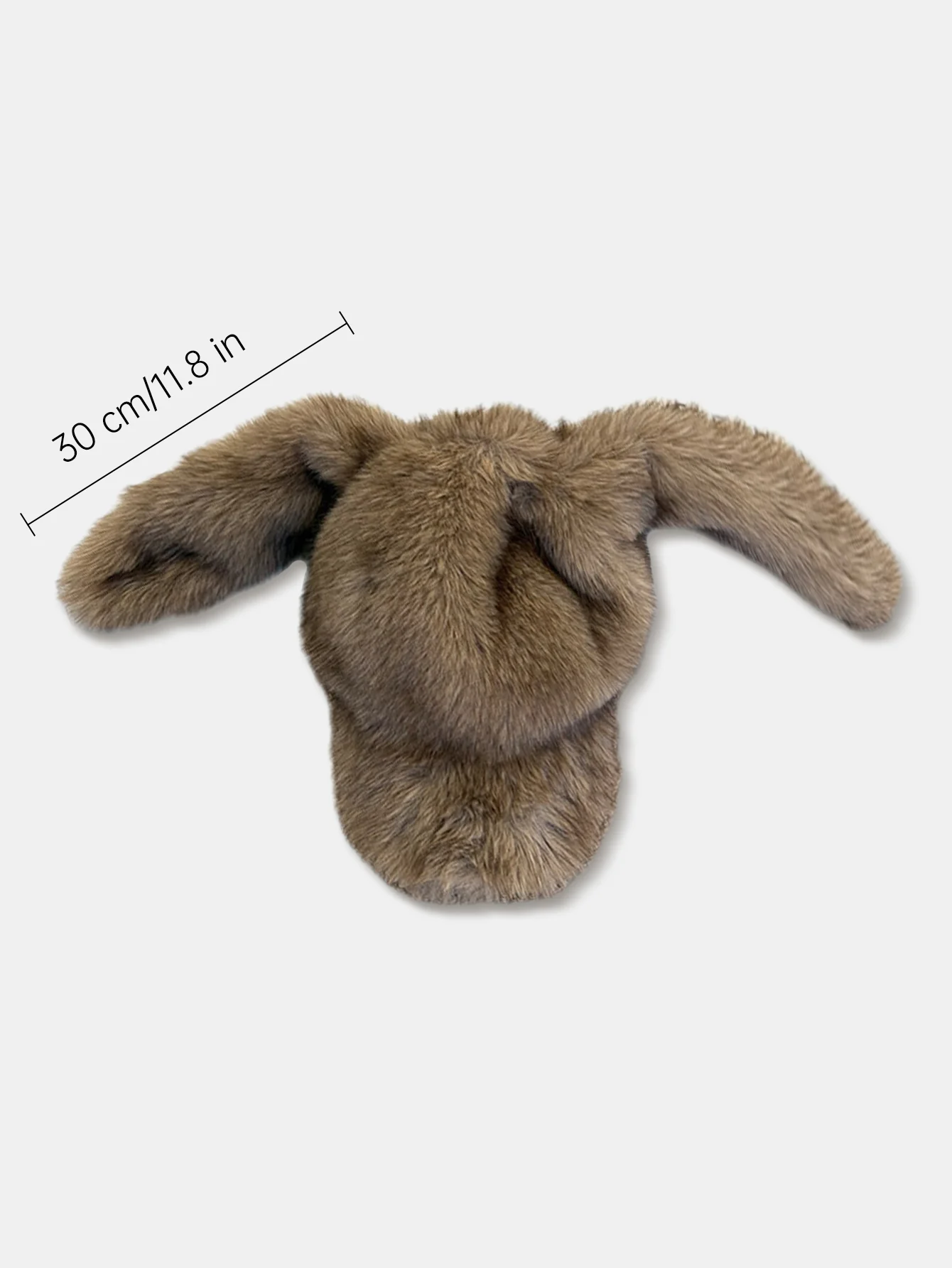 Retro Style Warm Baseball Cap With Fluffy Rabbit Ears Design - Image 6