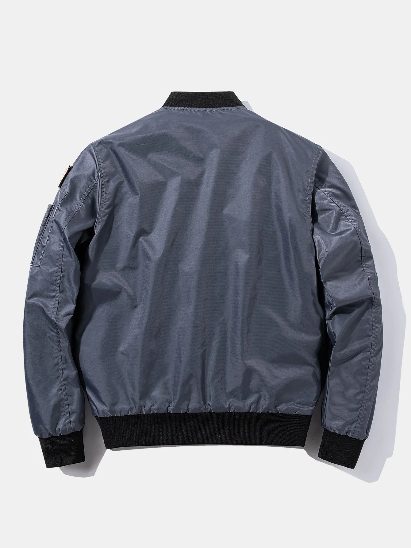 Umkehrbare NASA bestickte Patch Bomberjacke - Image 7