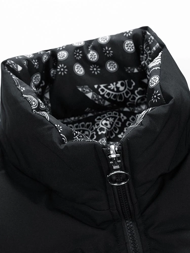 Wendbare Paisley-Pufferjacke - Image 14