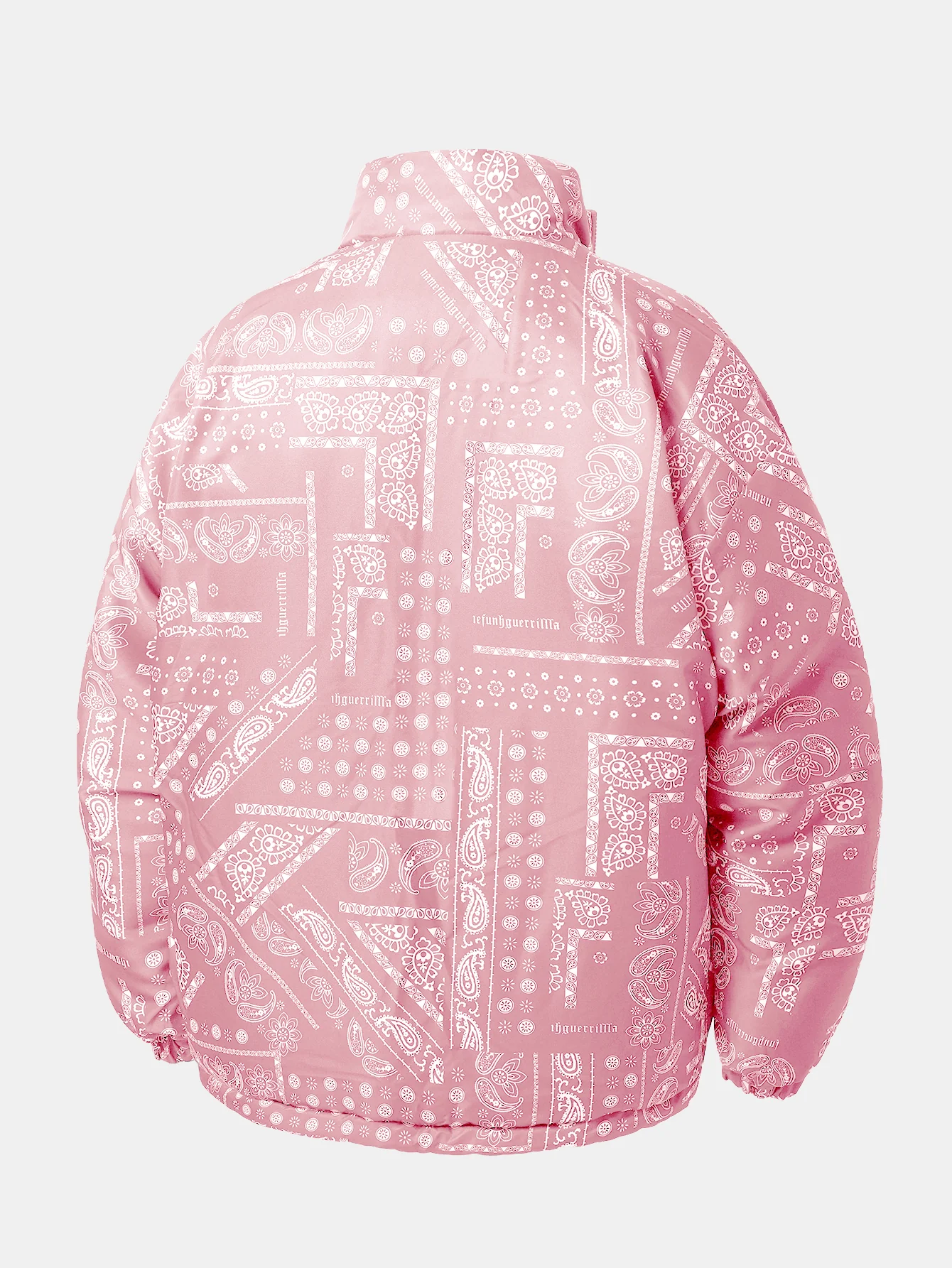 Reversible Paisley Puffer Coat - Image 11