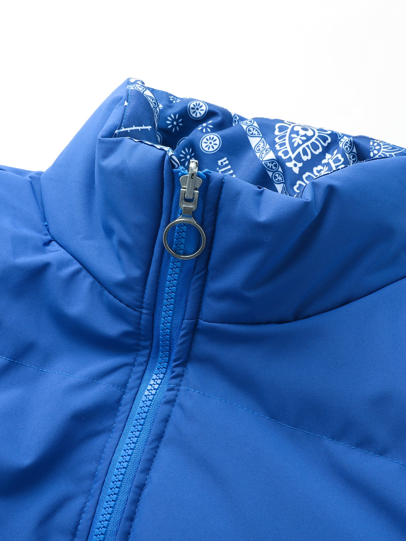 Reversible Paisley Puffer Coat - Image 17