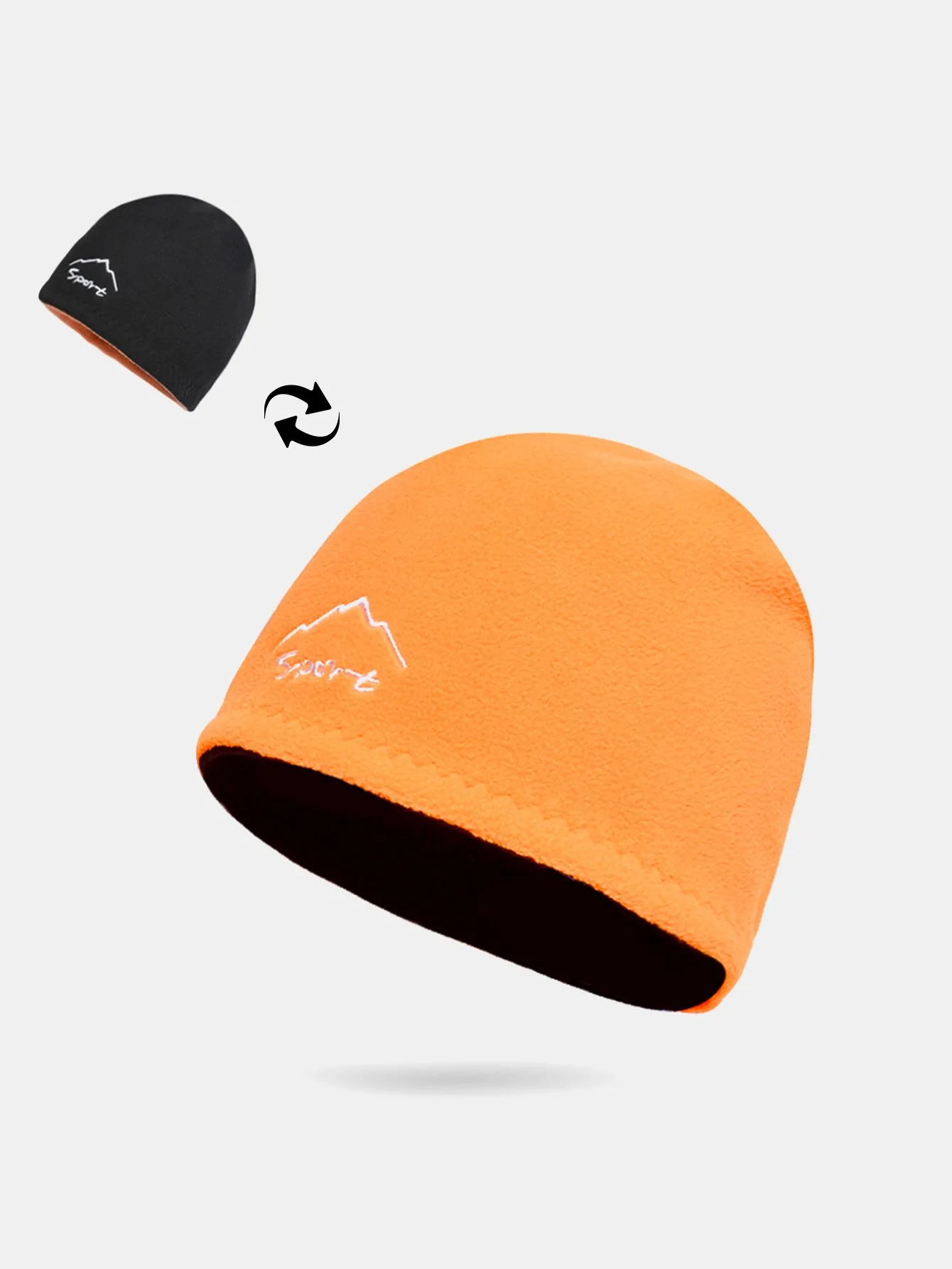 Wendbare Ski-Warmstrickmütze - Image 2
