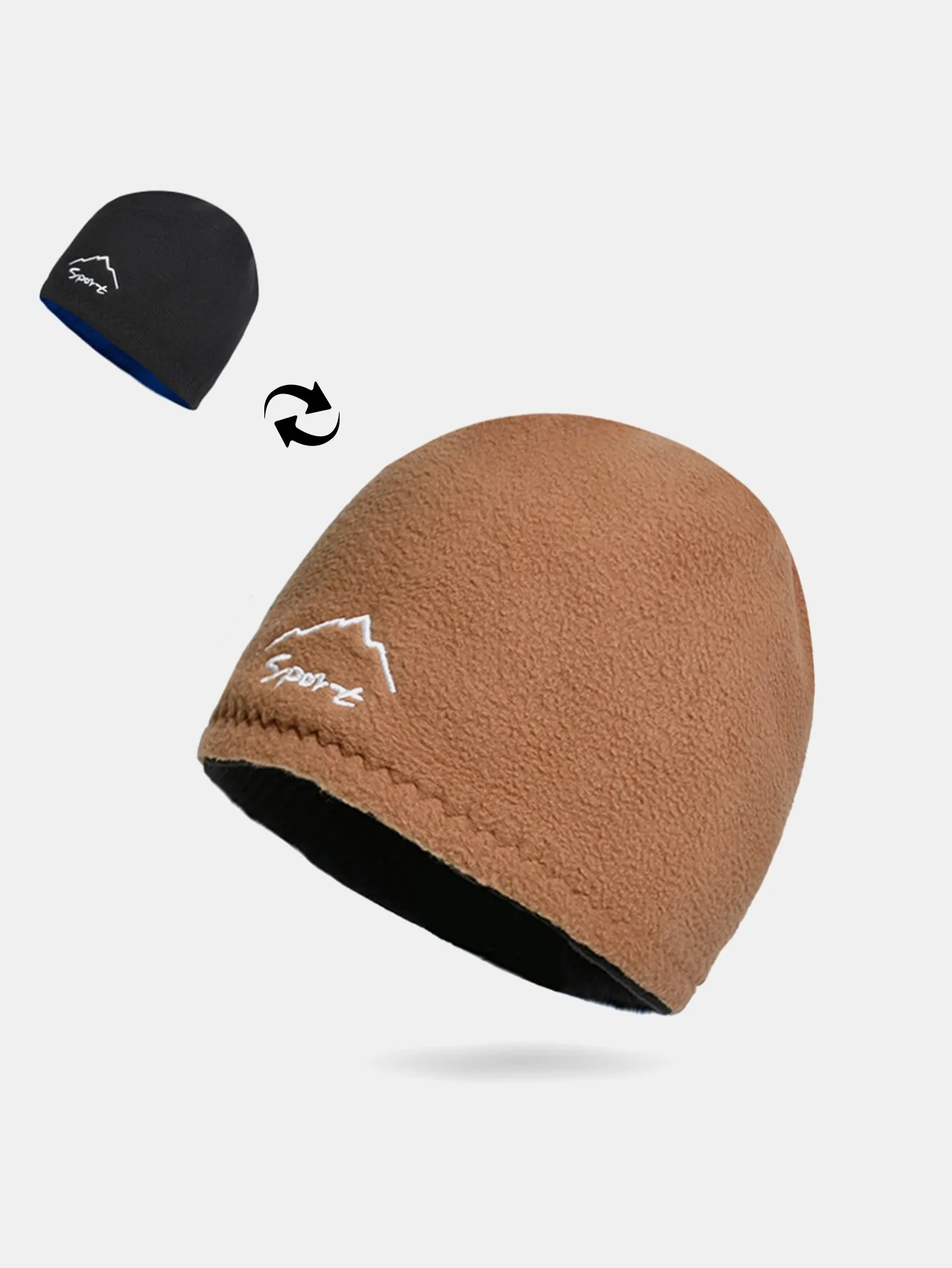 Wendbare Ski-Warmstrickmütze - Image 5
