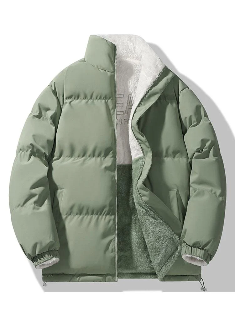 Wendbarer Teddy-Fleece-Mantel - Image 11