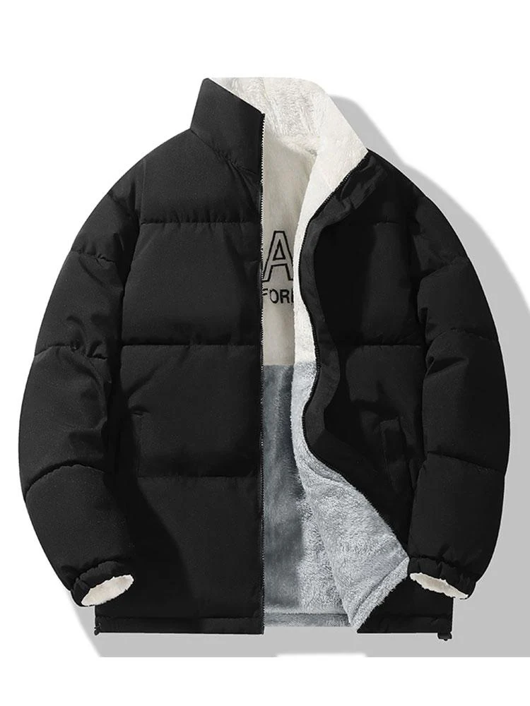 Wendbarer Teddy-Fleece-Mantel - Image 2