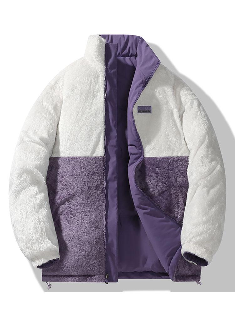 Wendbarer Teddy-Fleece-Mantel - Image 4