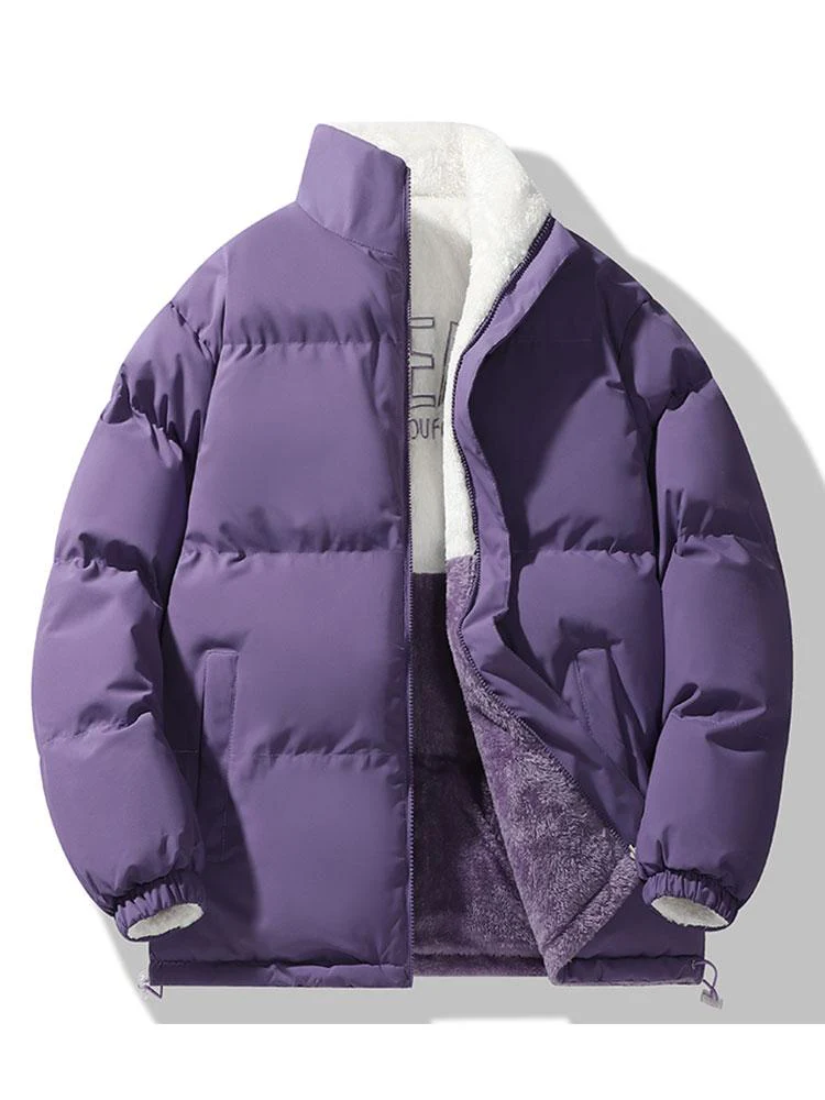 Wendbarer Teddy-Fleece-Mantel - Image 5