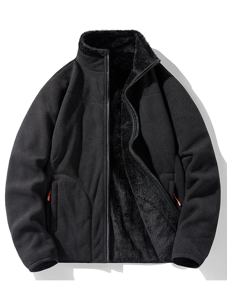 Wendbarer Teddy-Fleece-Mantel - Image 2