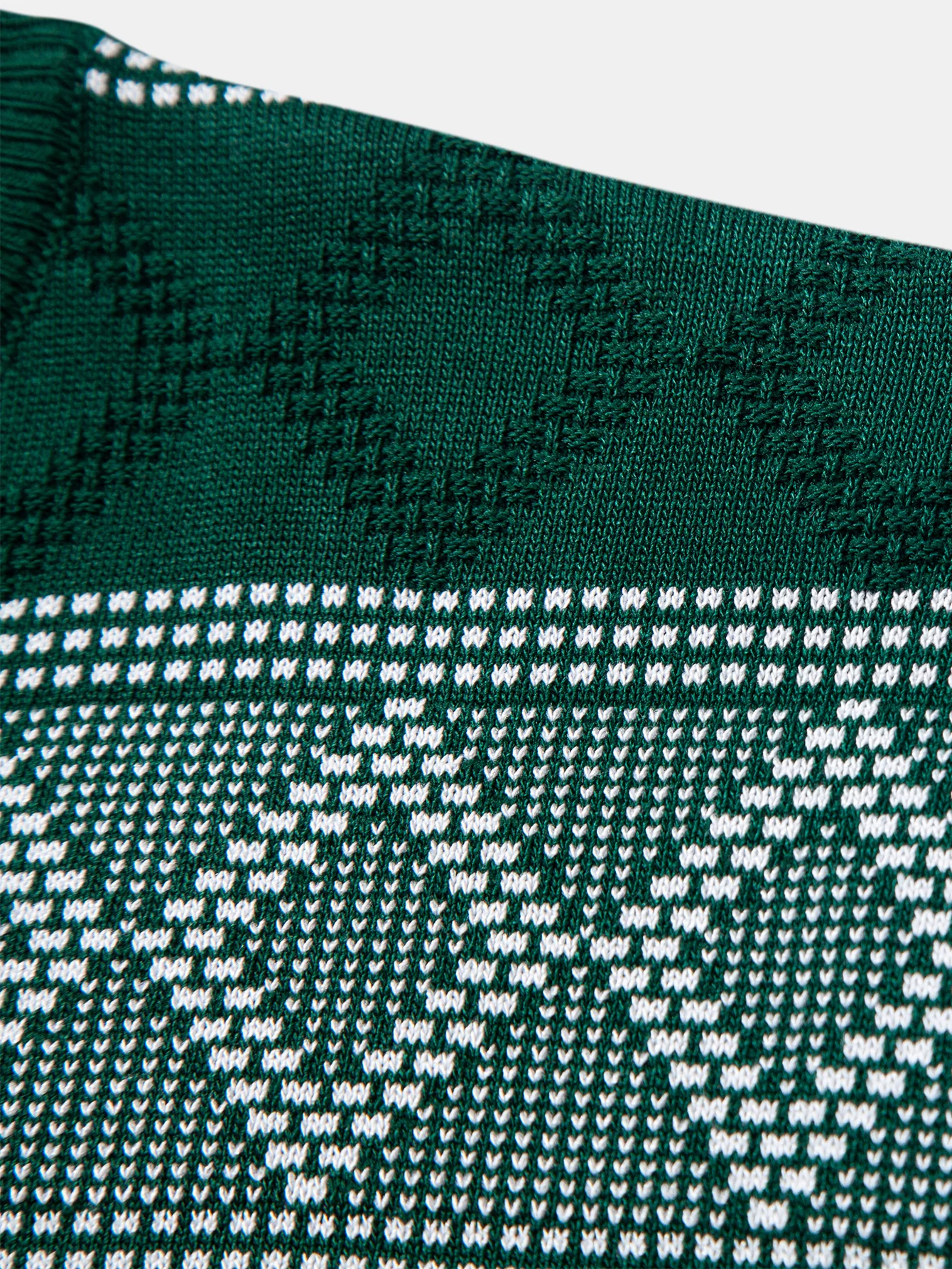 Rhombus Geometrie Strickpullover T-Shirt - Image 10