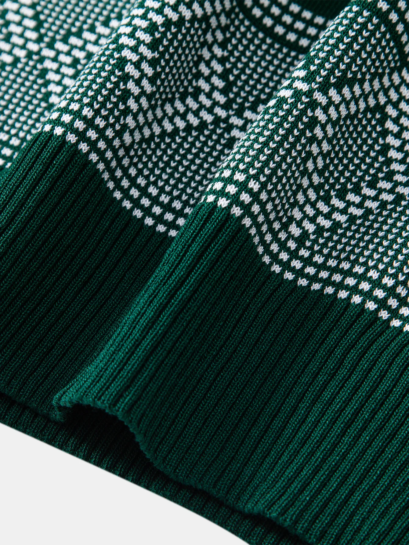Rhombus Geometrie Strickpullover T-Shirt - Image 12