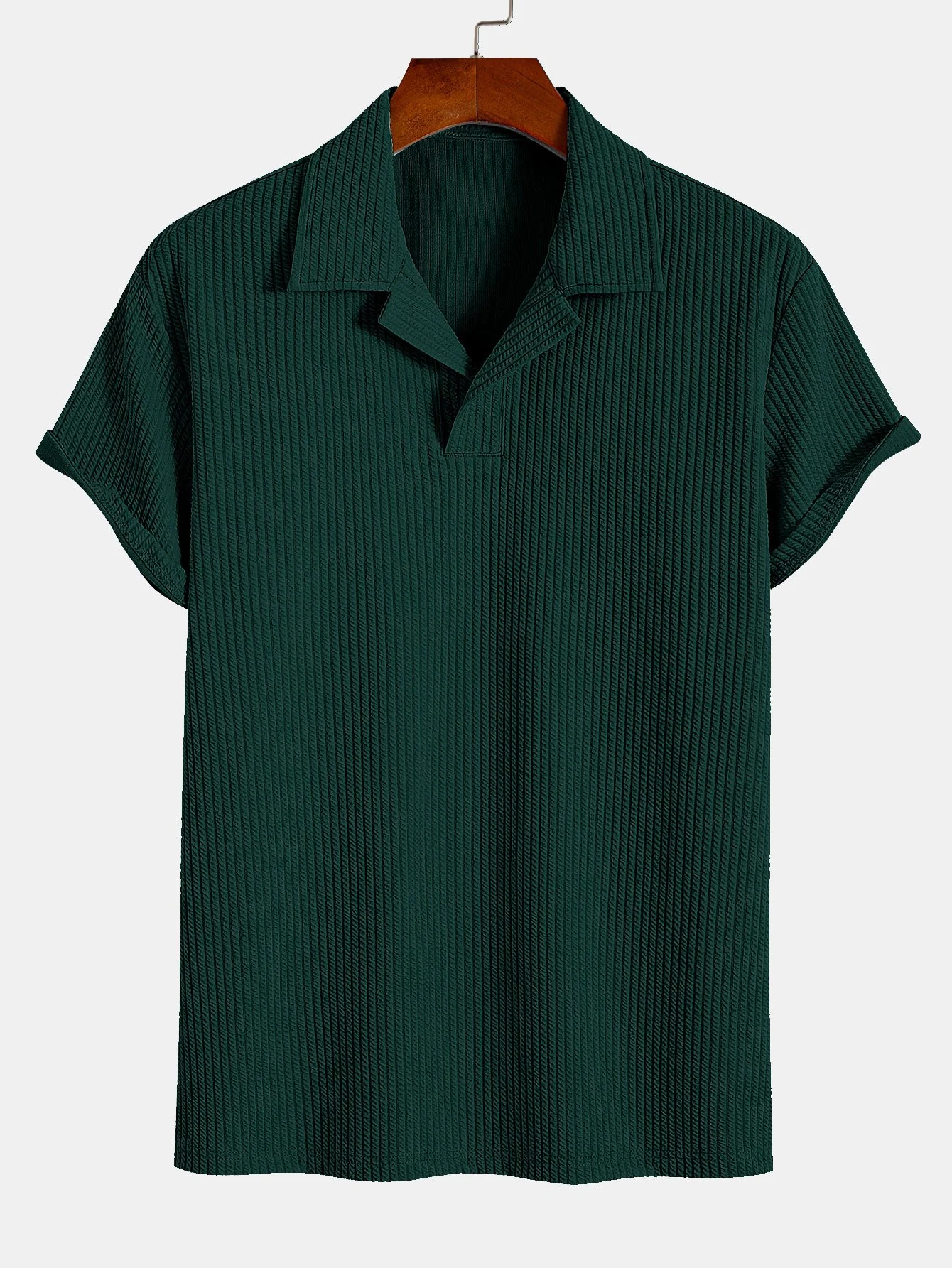 Rippierter Kubanischer Kragen Polo - Image 2
