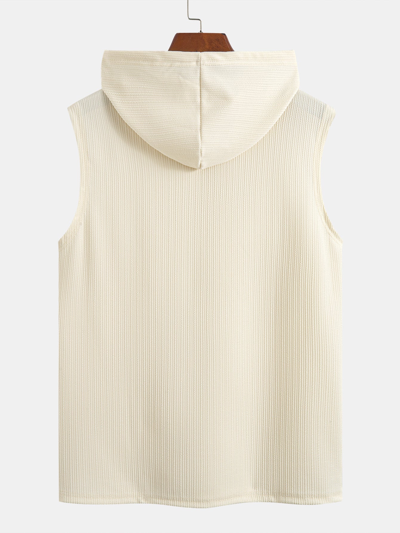 Geripptes Kapuzen-Tanktop - Image 4