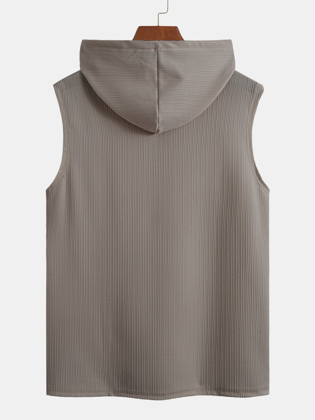 Geripptes Kapuzen-Tanktop - Image 6
