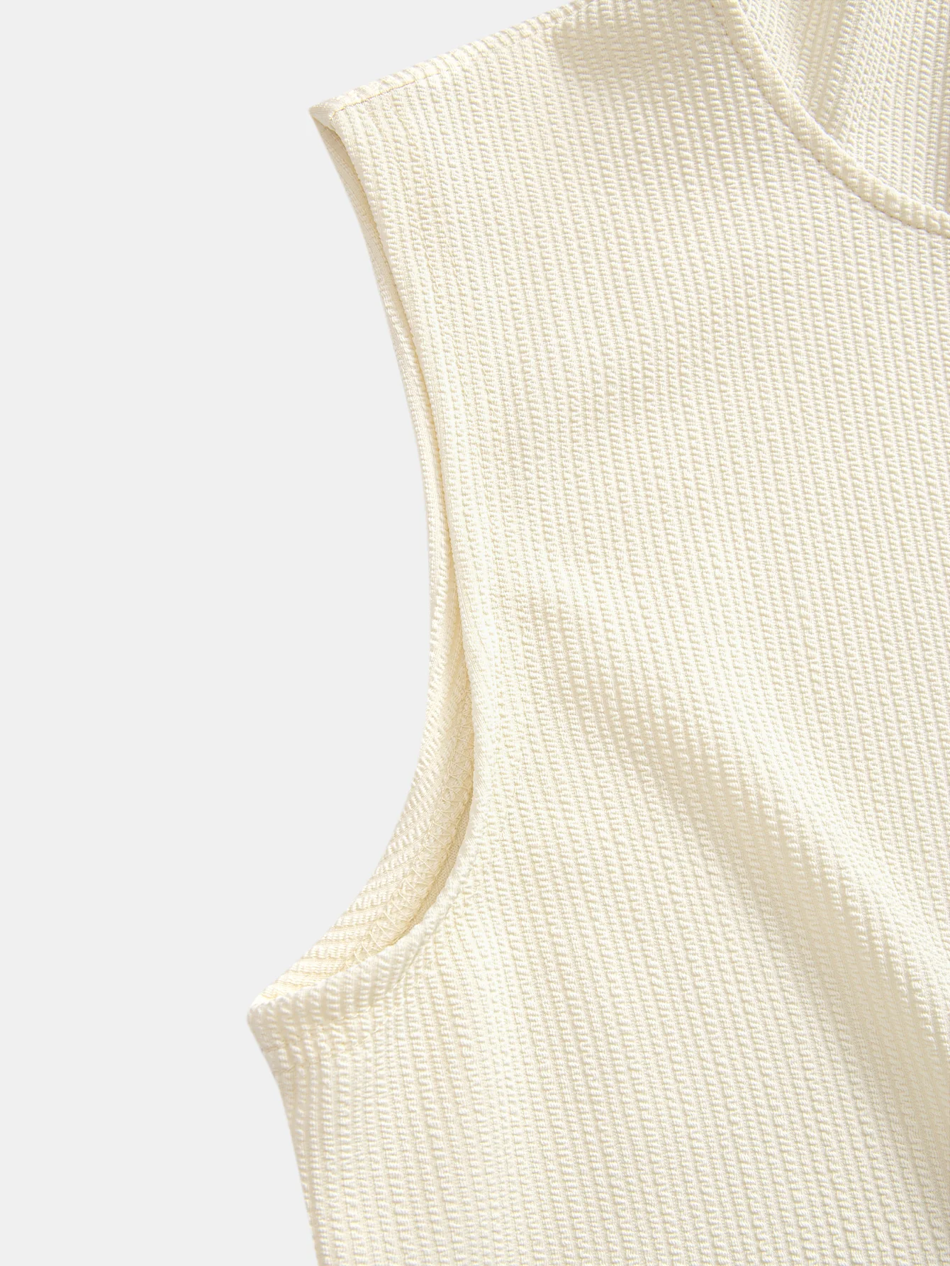 Geripptes Kapuzen-Tanktop - Image 8