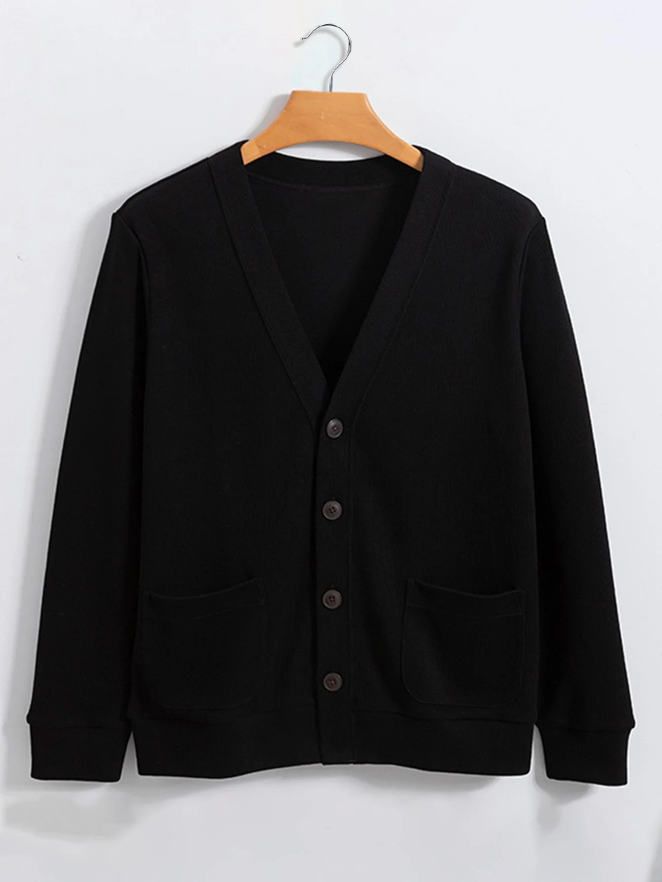 Gerippter Strickcardigan mit Taschen - Image 3