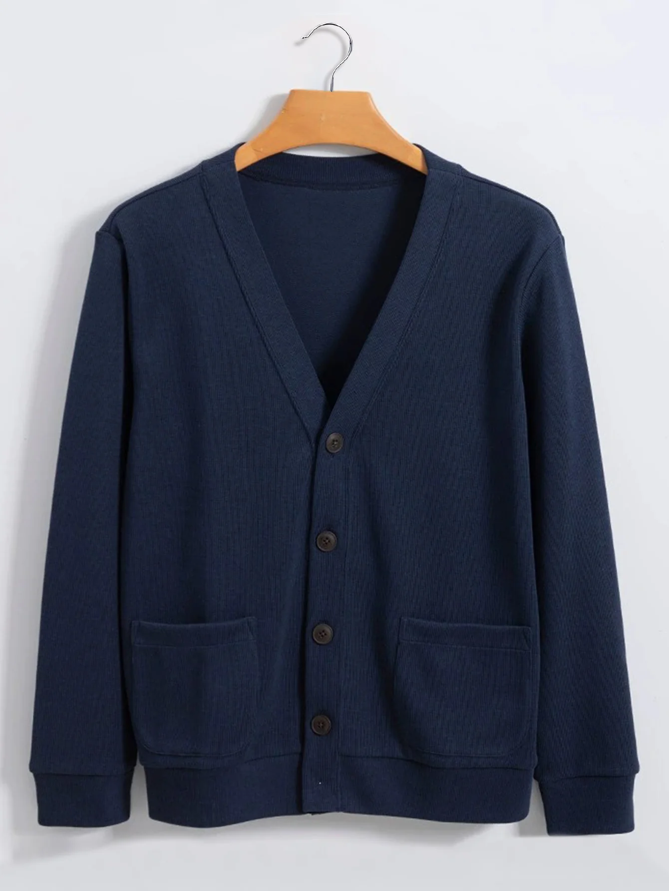 Gerippter Strickcardigan mit Taschen - Image 4