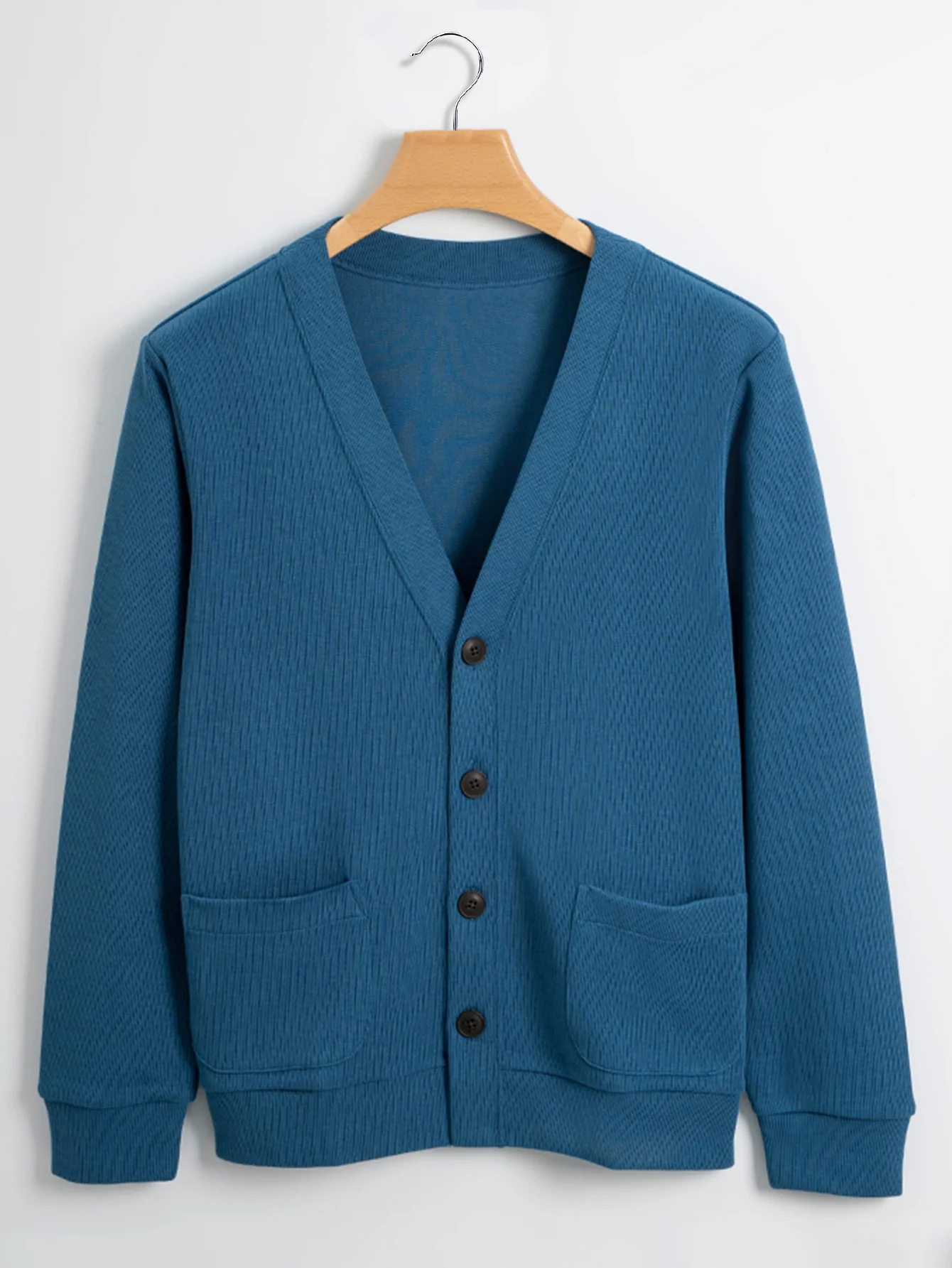 Gerippter Strickcardigan mit Taschen - Image 6
