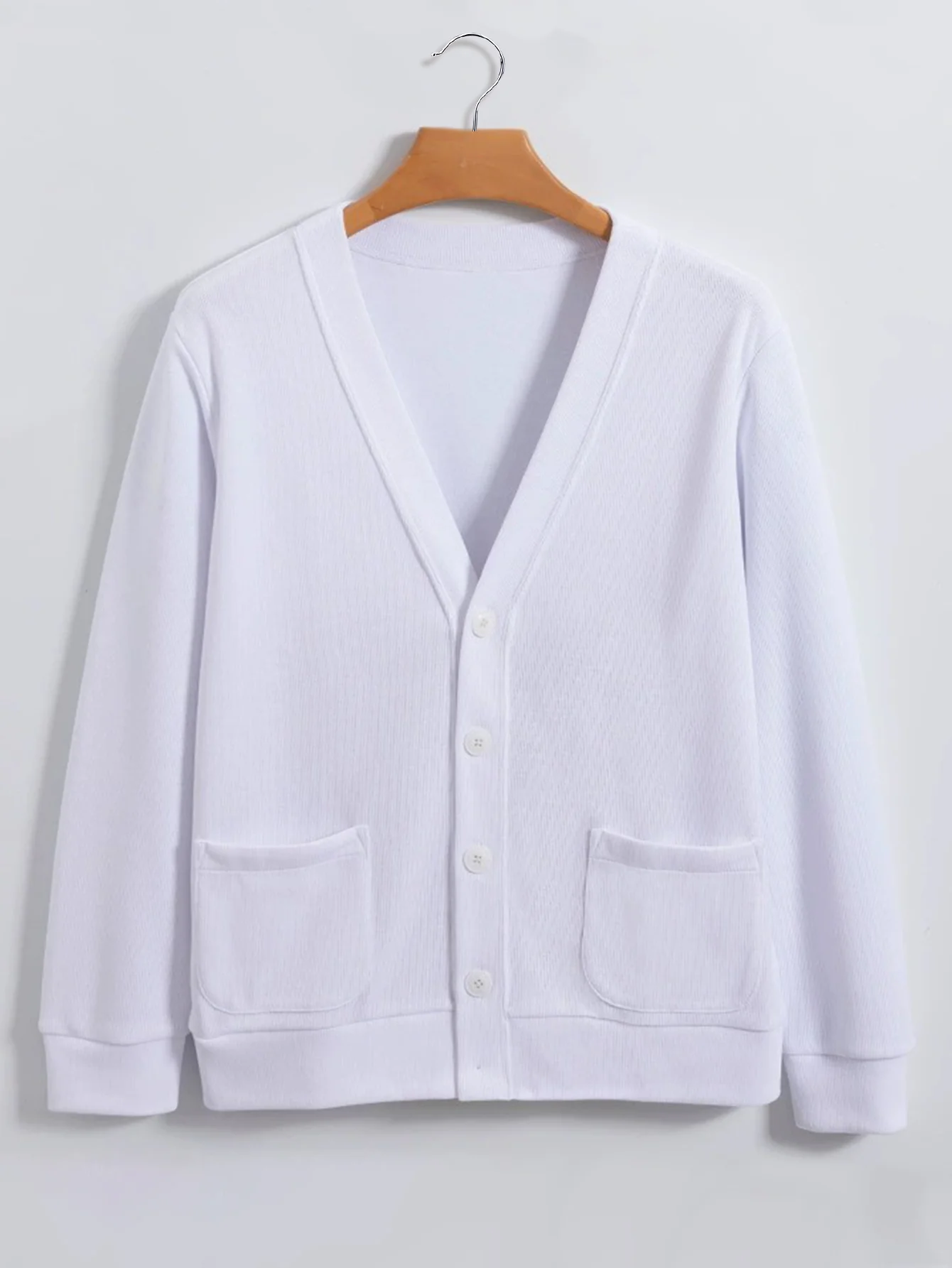 Gerippter Strickcardigan mit Taschen - Image 8