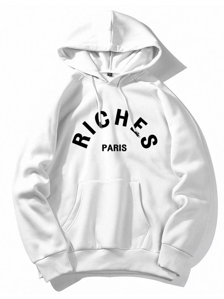 Reiche Paris Druck Hoodie - Image 8