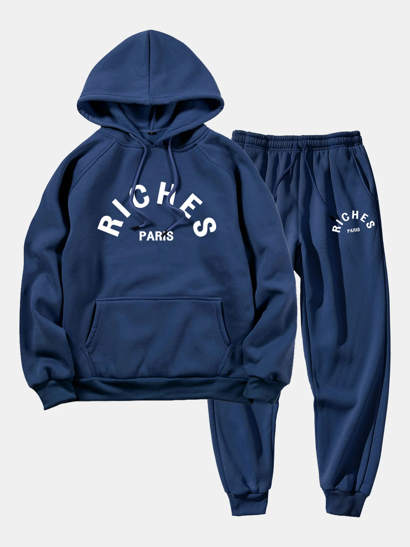Reiche Paris Druck Hoodie & Jogginghose - Image 4