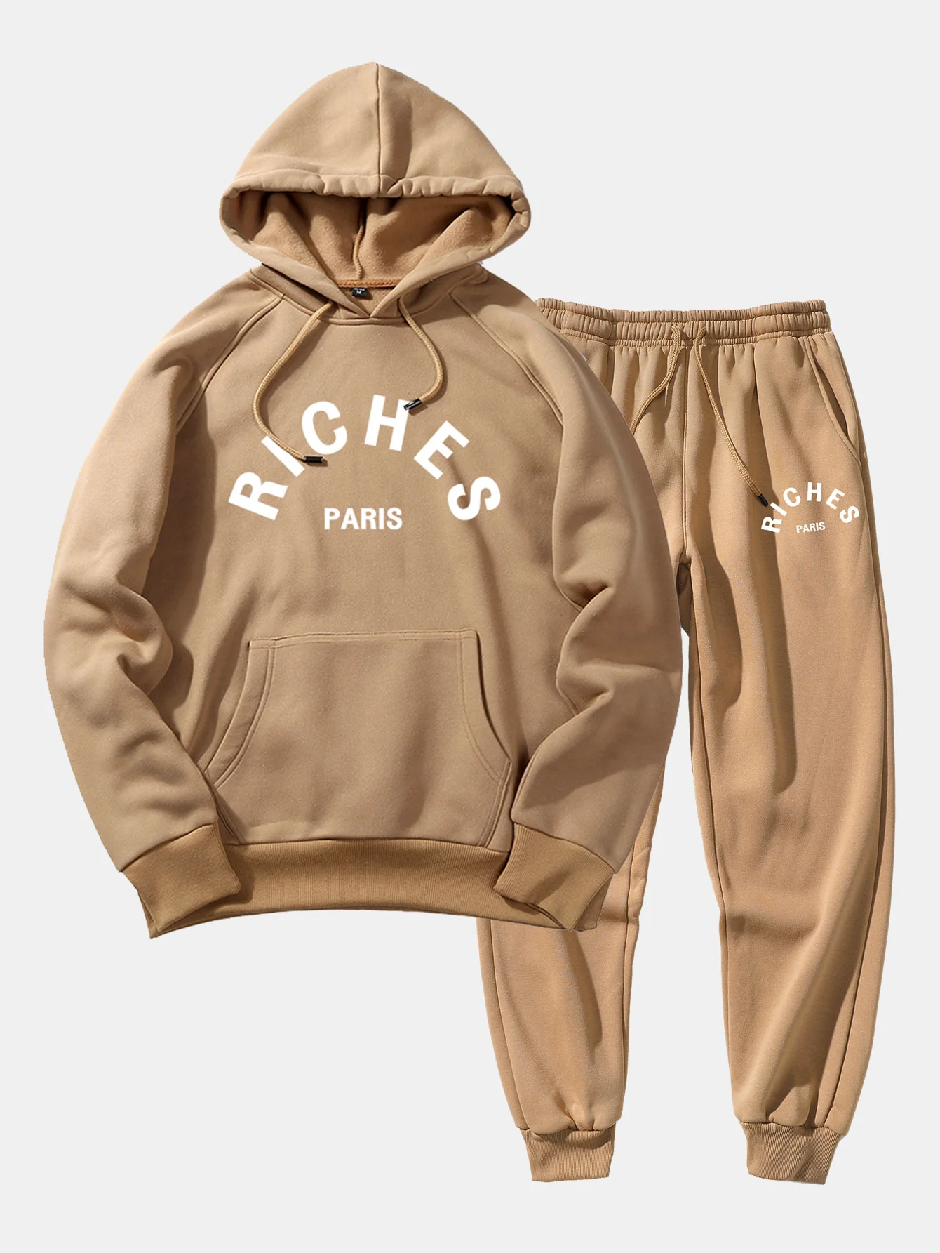 Reiche Paris Druck Hoodie & Jogginghose - Image 5