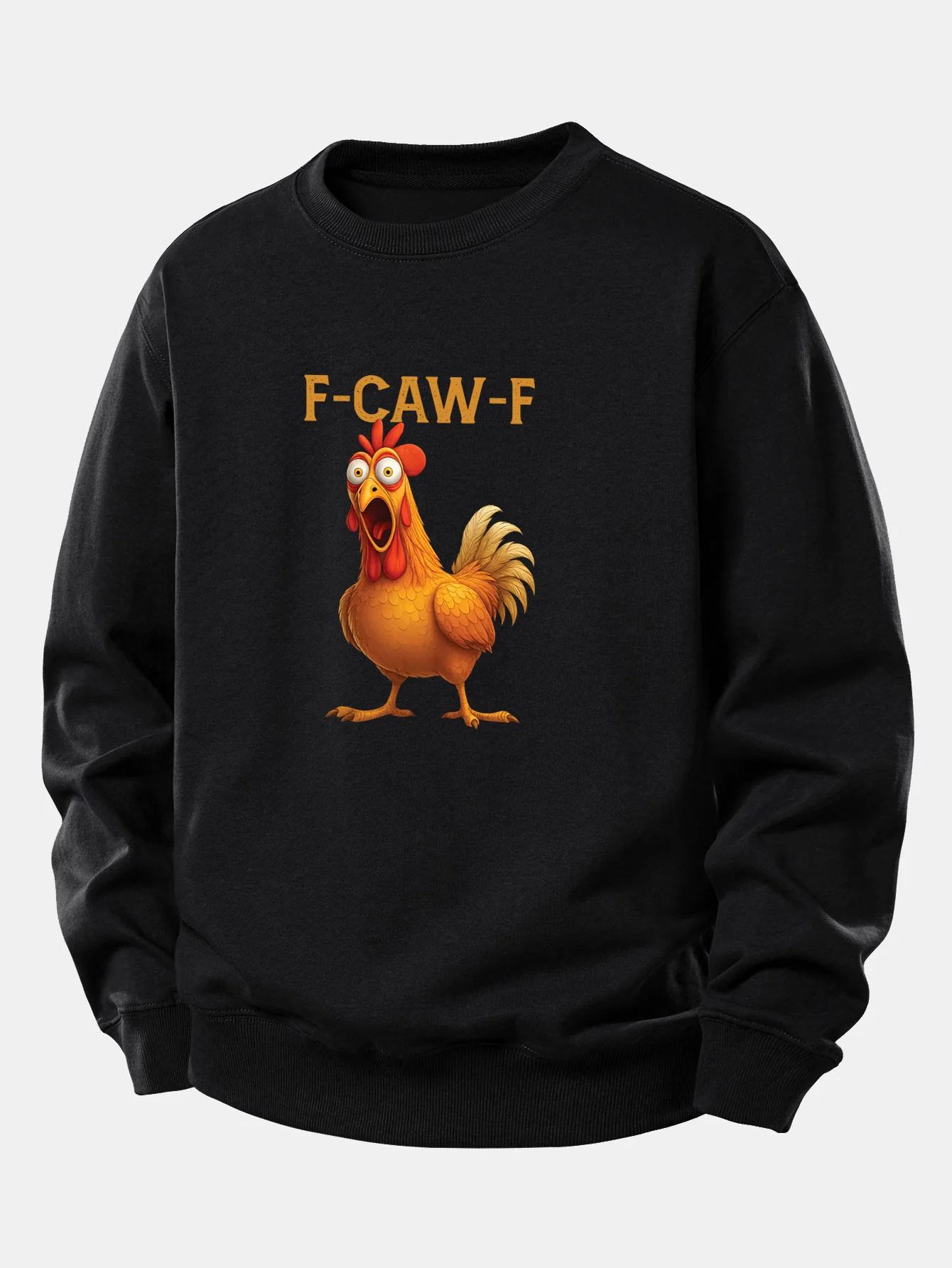 Hahnenmuster Relax Fit Sweatshirt
