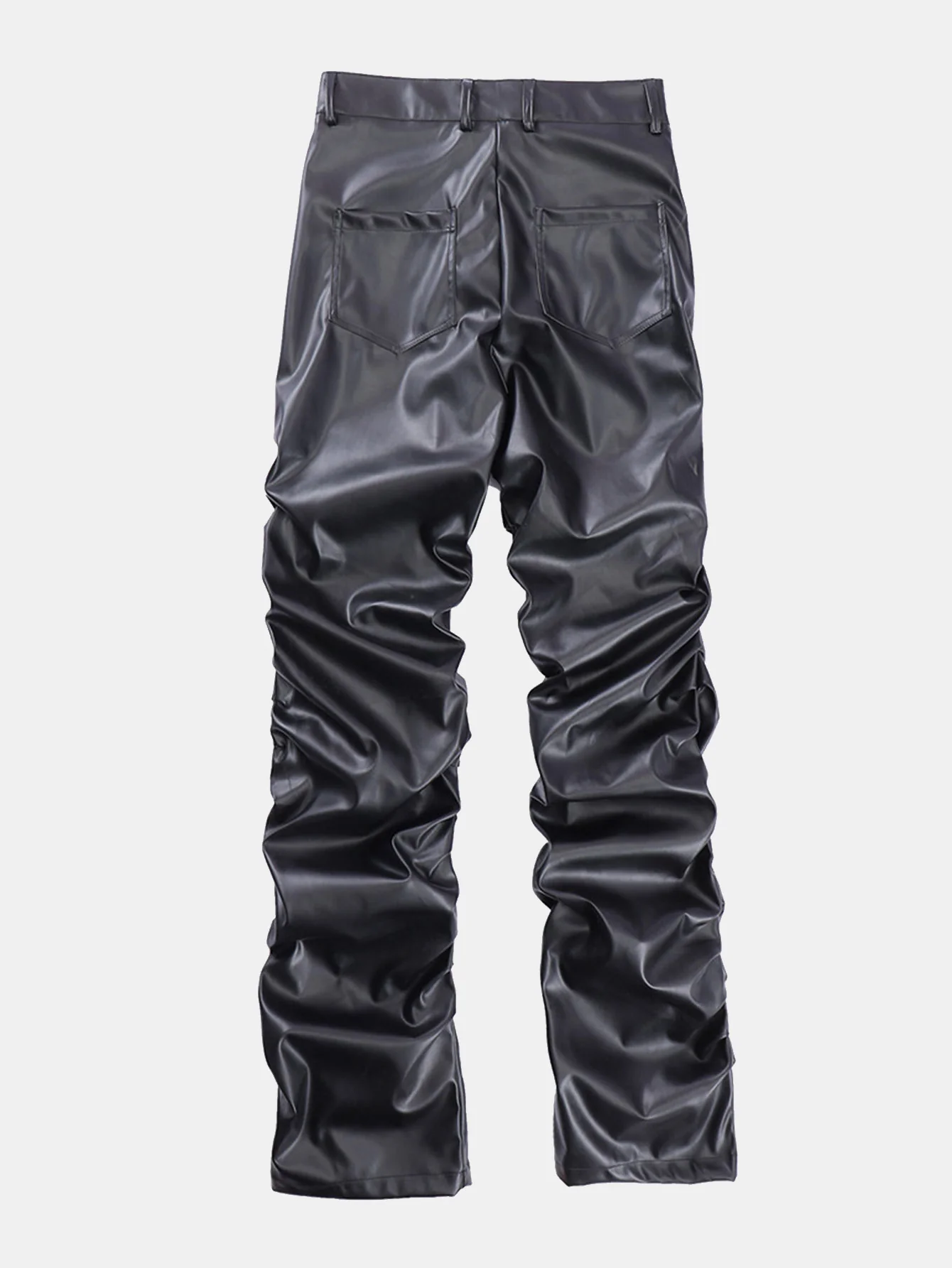 Rüschige PU-Lederhose - Image 7