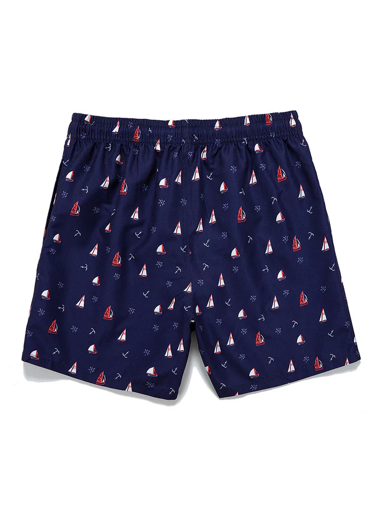 Segelboot Anker Druck Badehose - Image 3