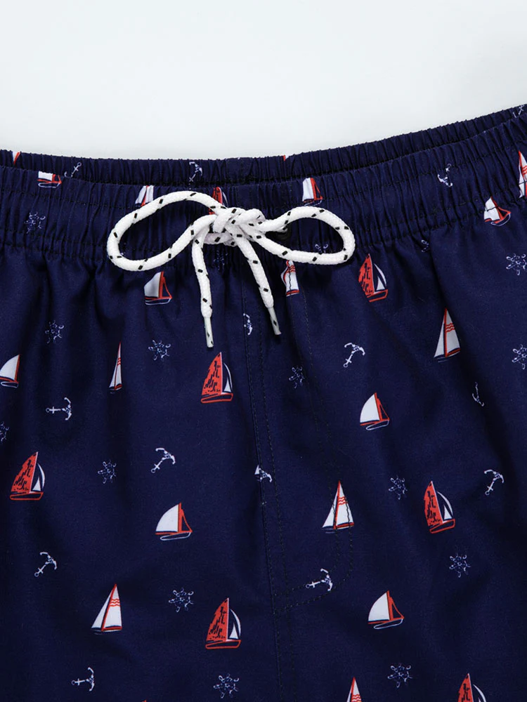 Segelboot Anker Druck Badehose - Image 7