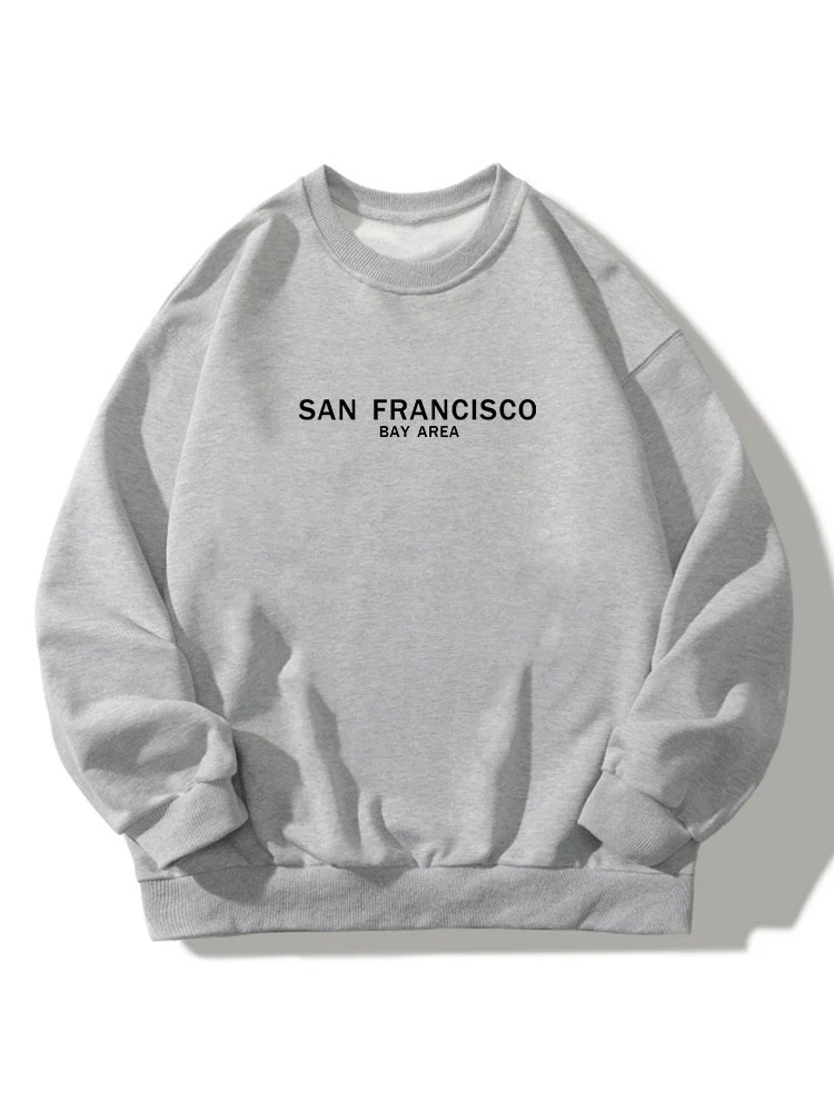 San Francisco Print Crew Neck Relaxed Sweatshirt - Image 5