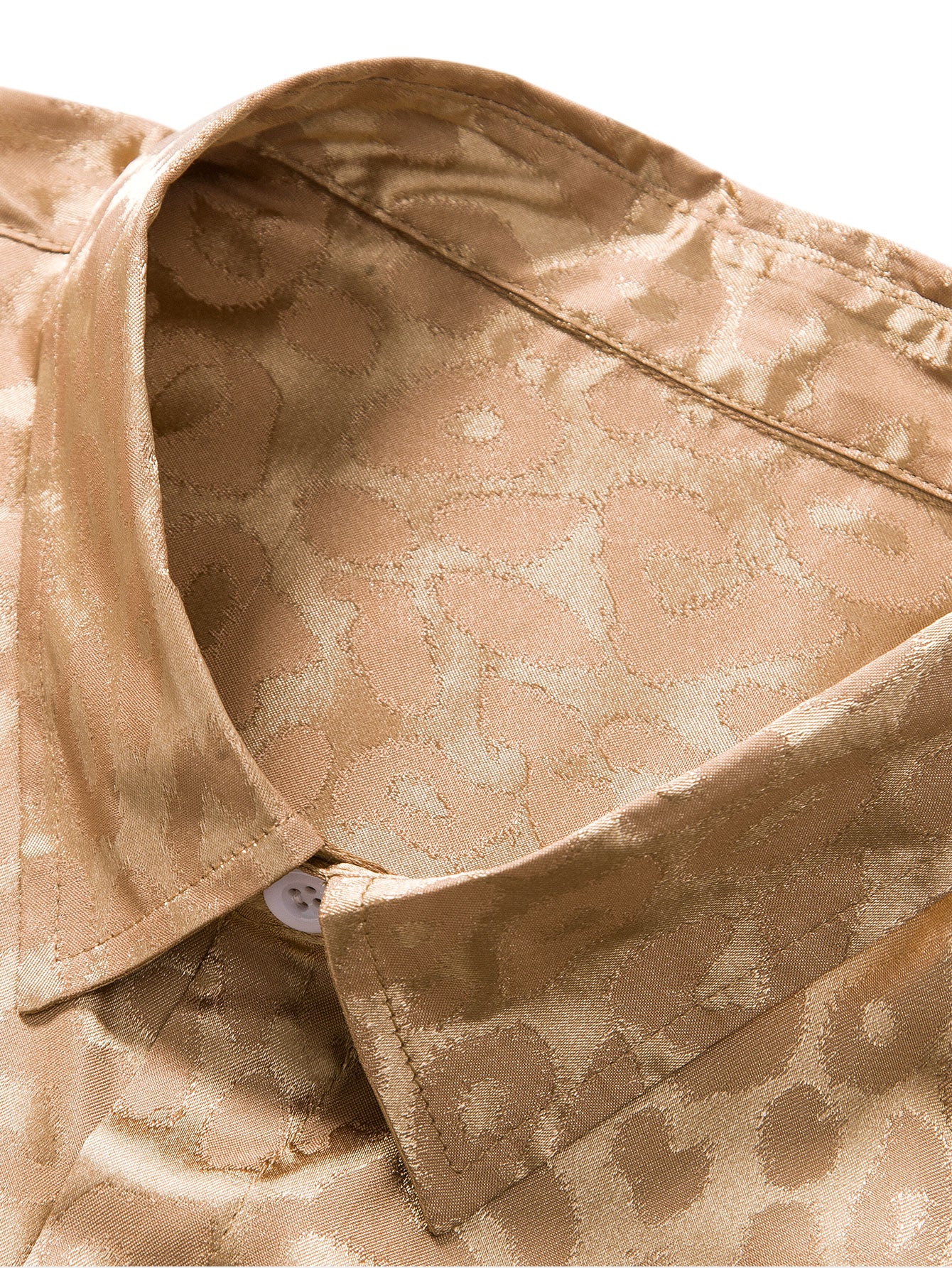 Satin-Hemd mit Leopardenmuster - Image 4