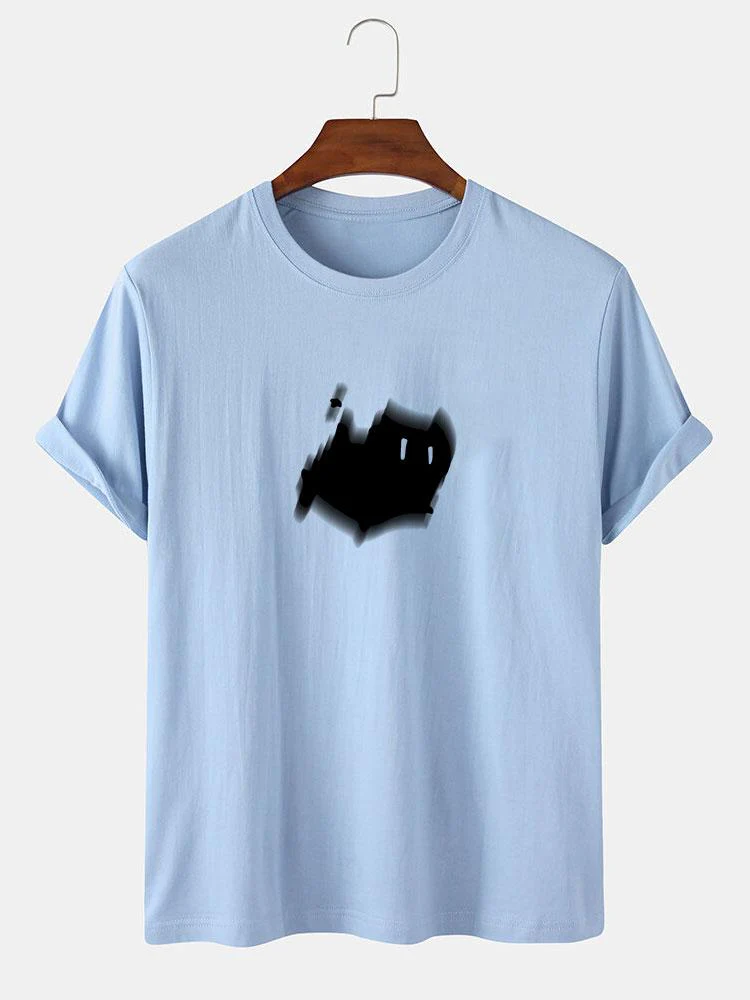 Ängstliche Katze Druck T-Shirt - Image 7