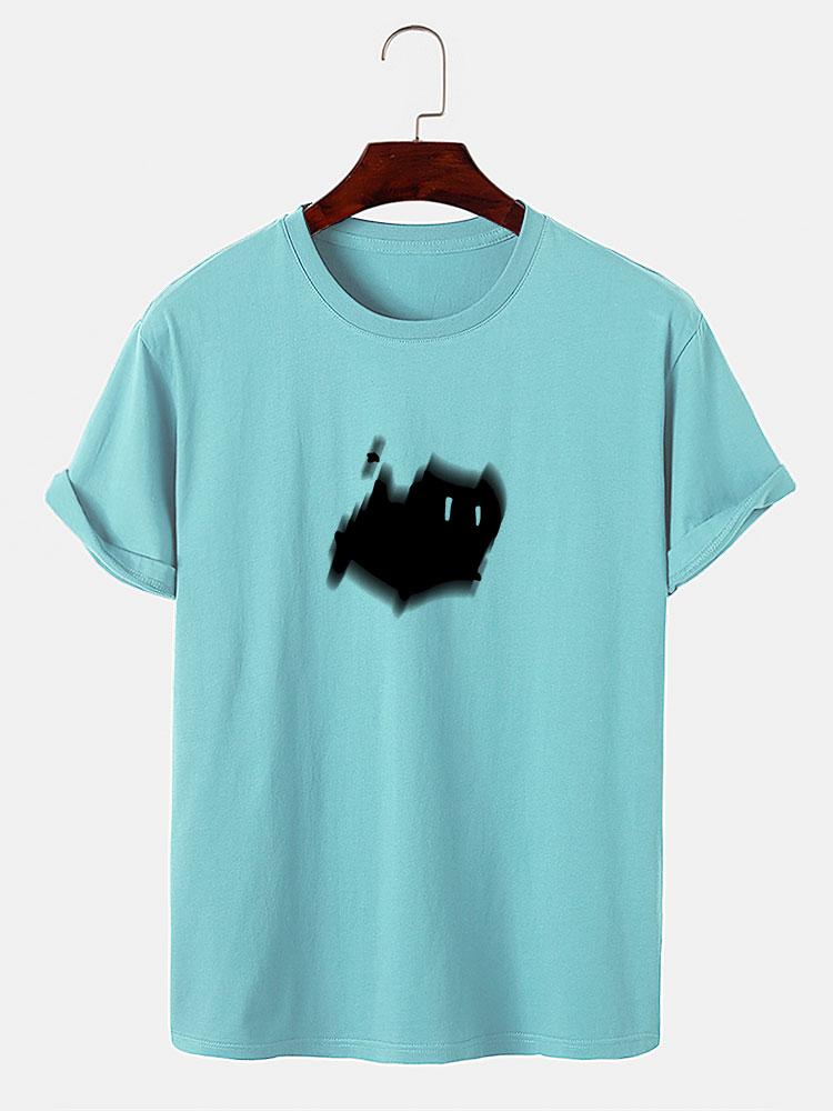 Ängstliche Katze Druck T-Shirt - Image 8