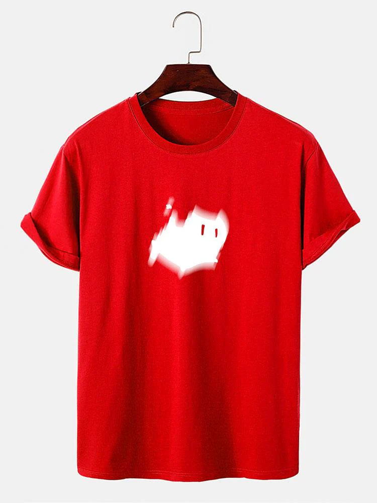 Ängstliche Katze Druck T-Shirt - Image 9