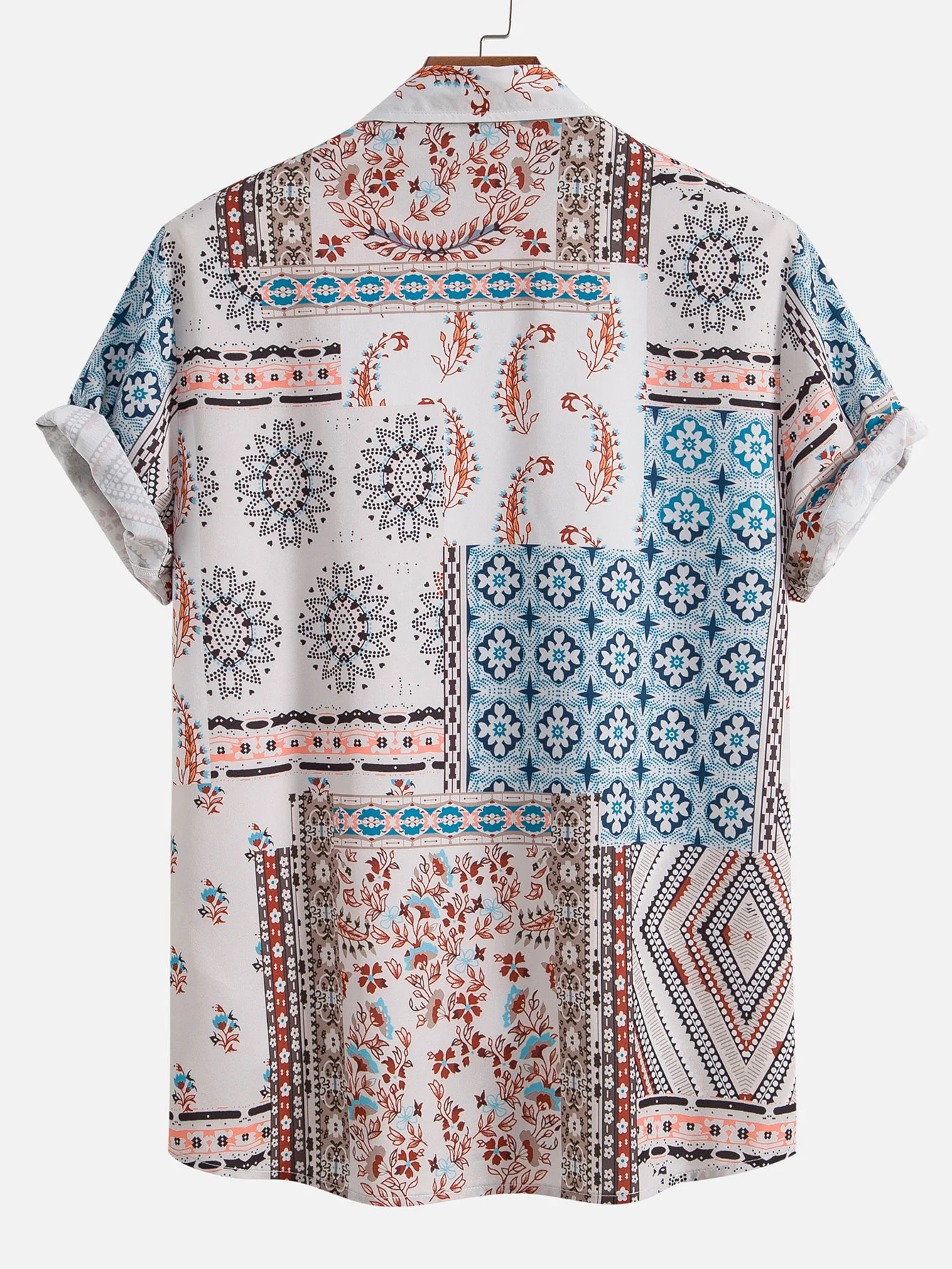 Schal-Print Button-Up-Hemd & Badehose - Image 6