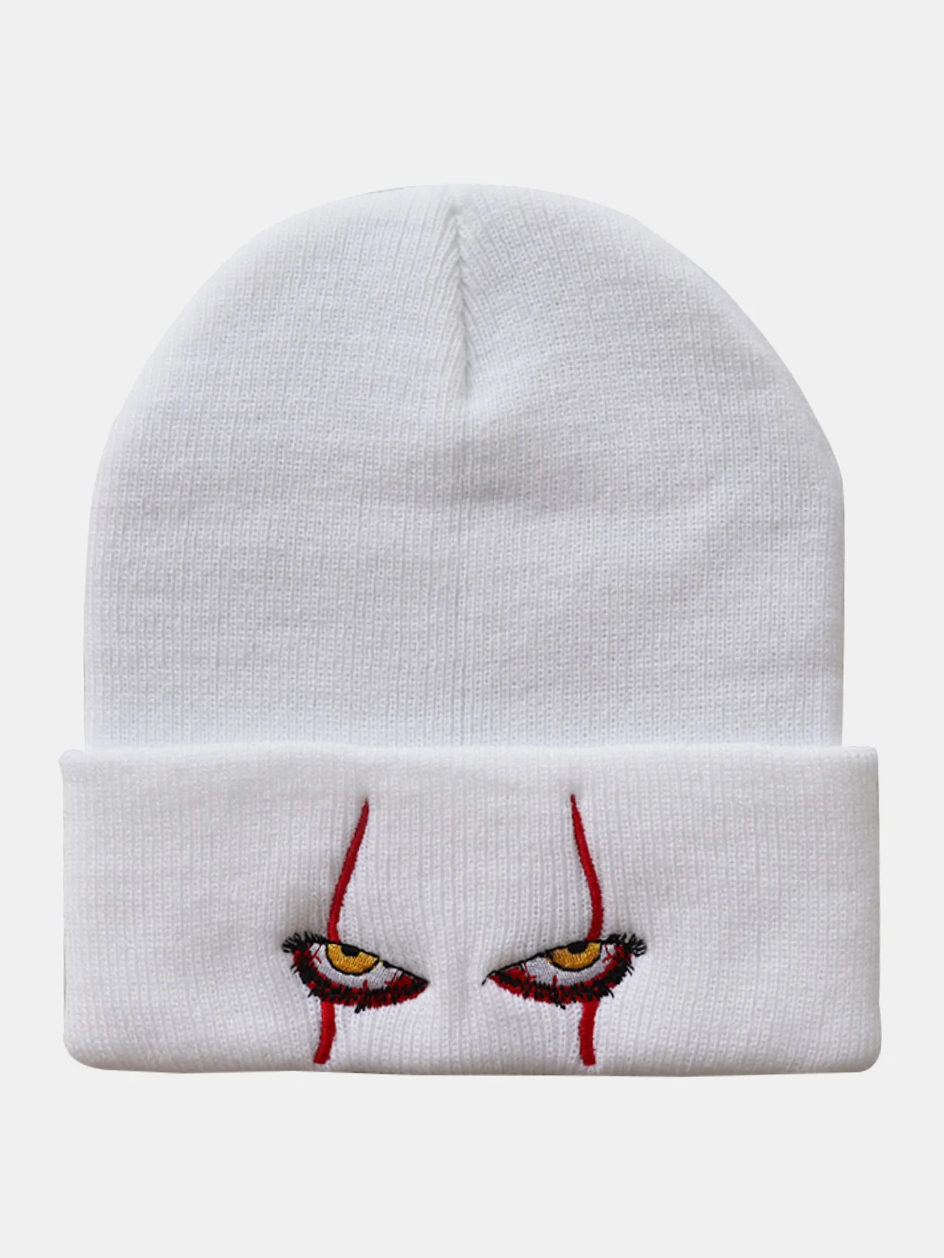 Gruselige Clown-Augenball Strickmütze Halloween Kostüm Party Geschenk