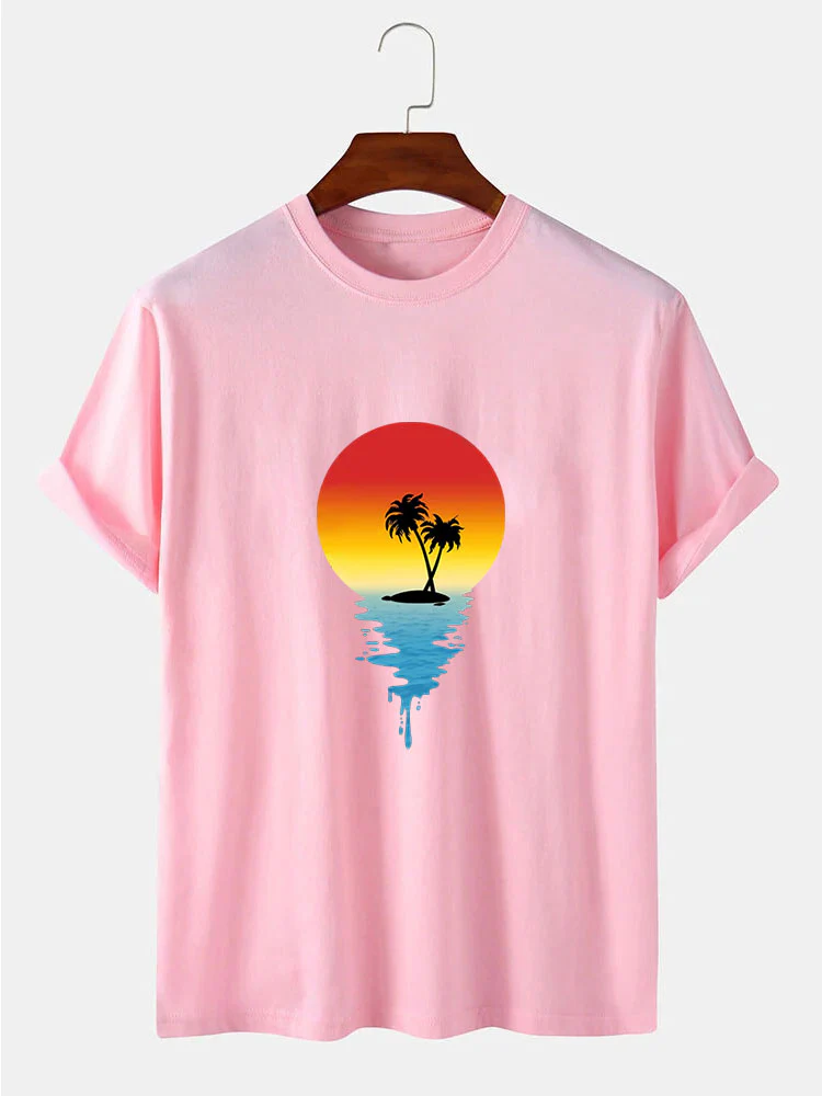 See-Palme T-Shirt mit Druck - Image 2