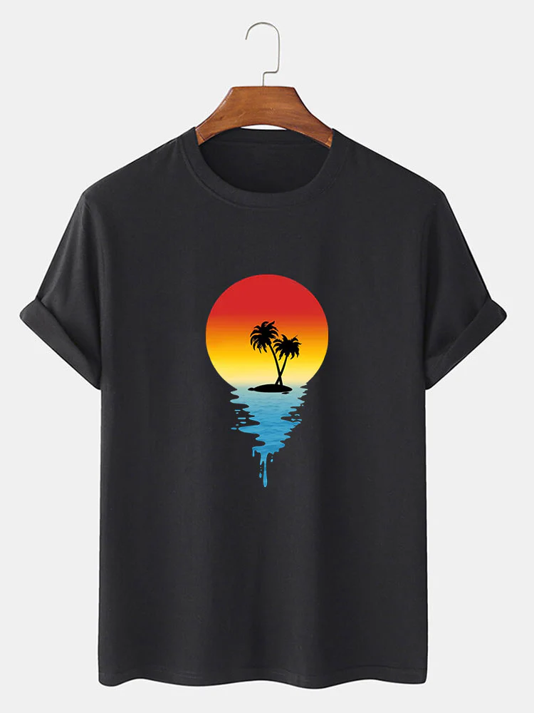See-Palme T-Shirt mit Druck - Image 3