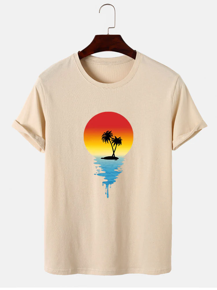See-Palme T-Shirt mit Druck - Image 4